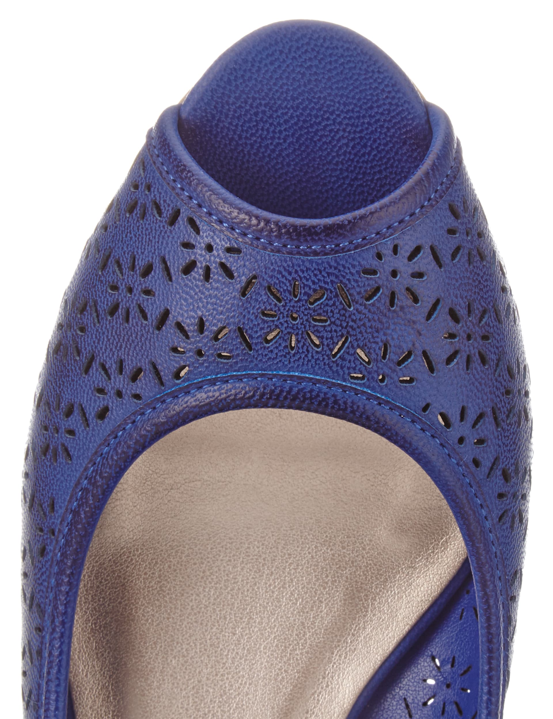Peep Toe Wedge Court Shoes with Insolia Flex® Image 2 of 4