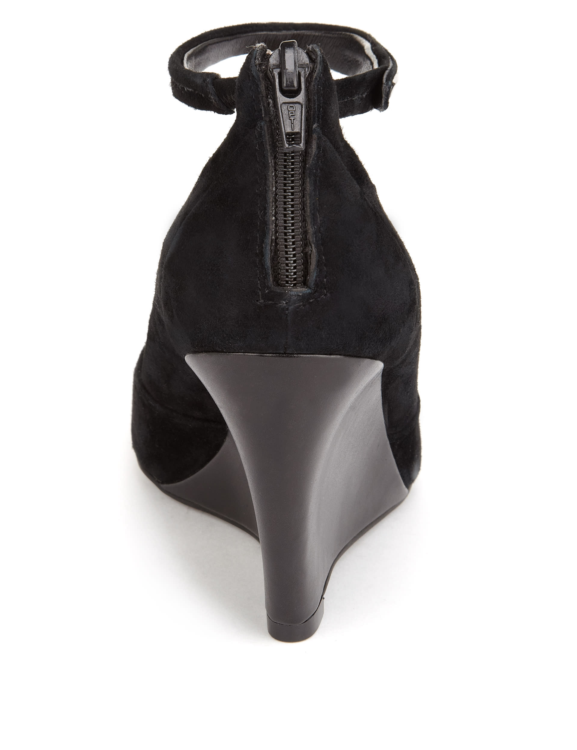 Suede Water Resistant Dolly Wedge Shoes with Insolia® Image 2 of 4