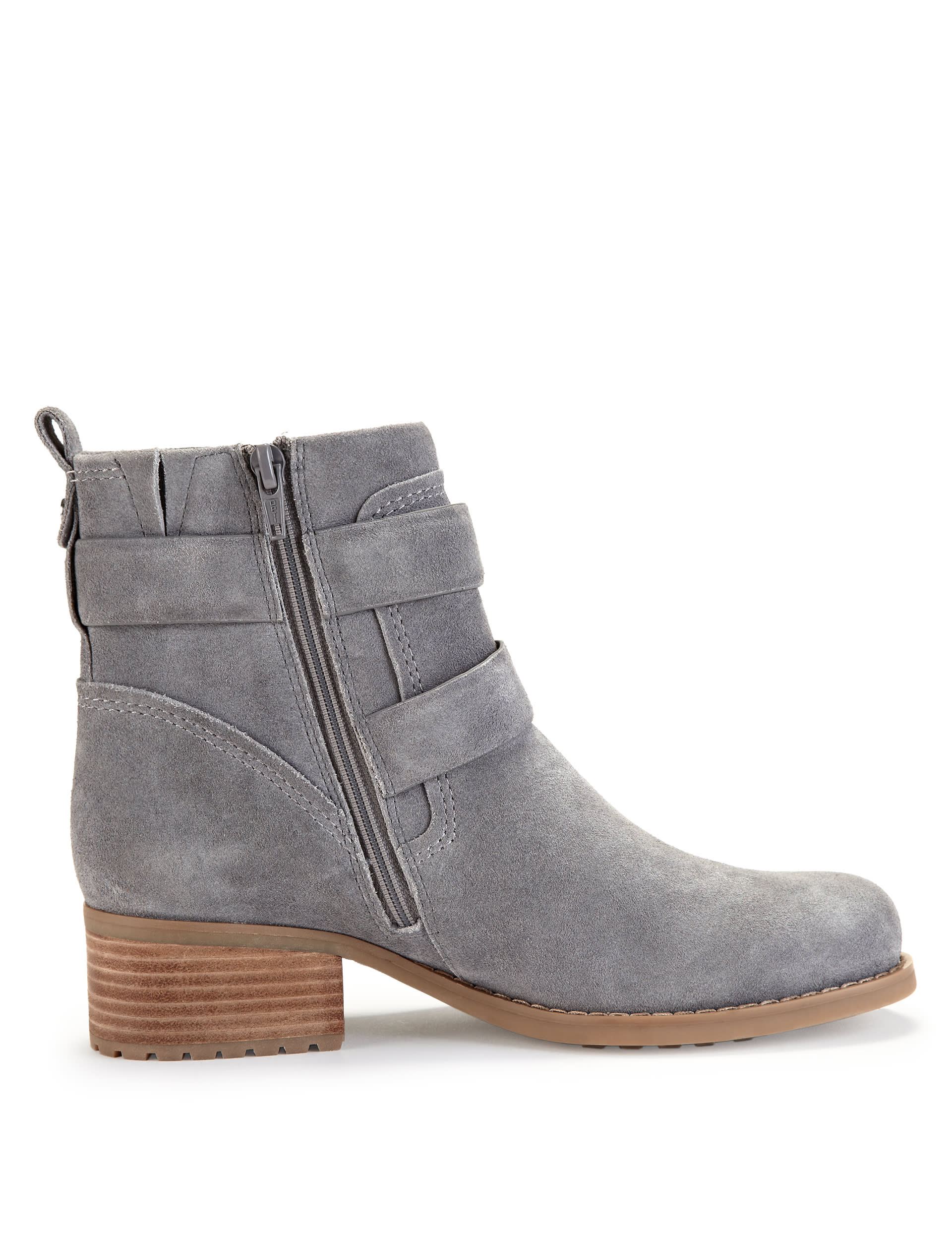 Suede Biker Boots with Insolia Flex® Image 2 of 4