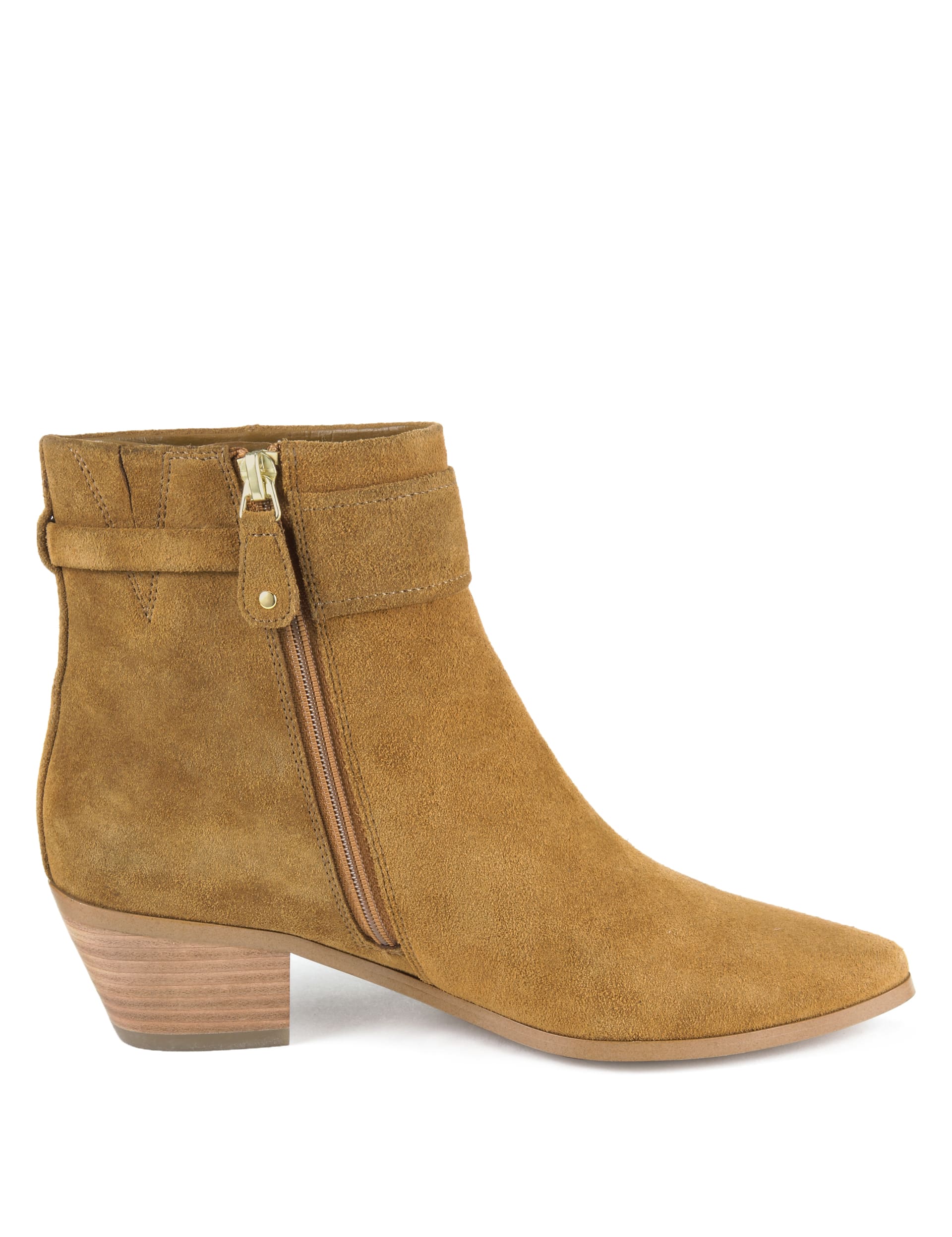 Stain Away™ Suede Wide Fit Ankle Boots with Insolia® Image 2 of 5
