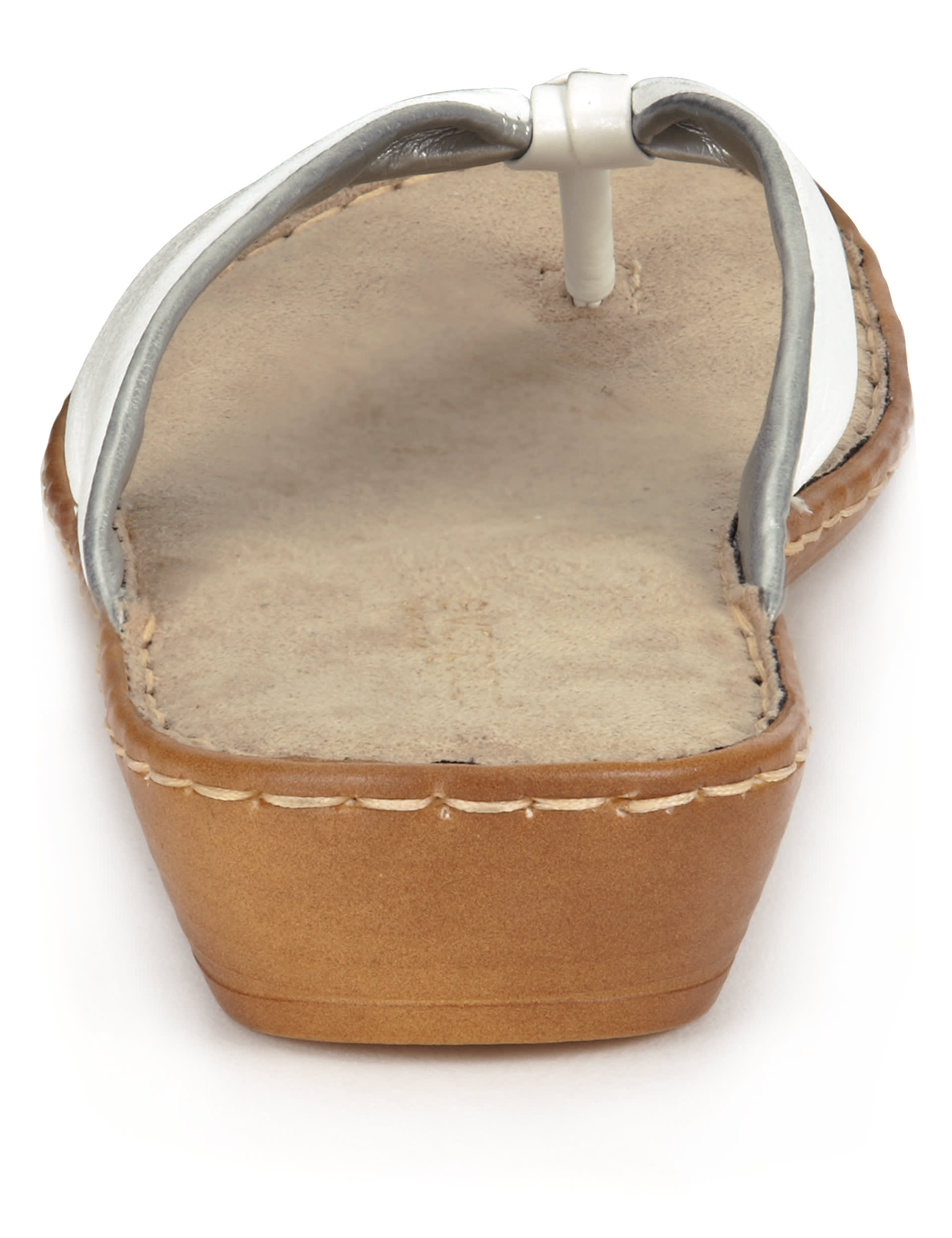 Leather Toe Post Knot Sandals Image 2 of 5