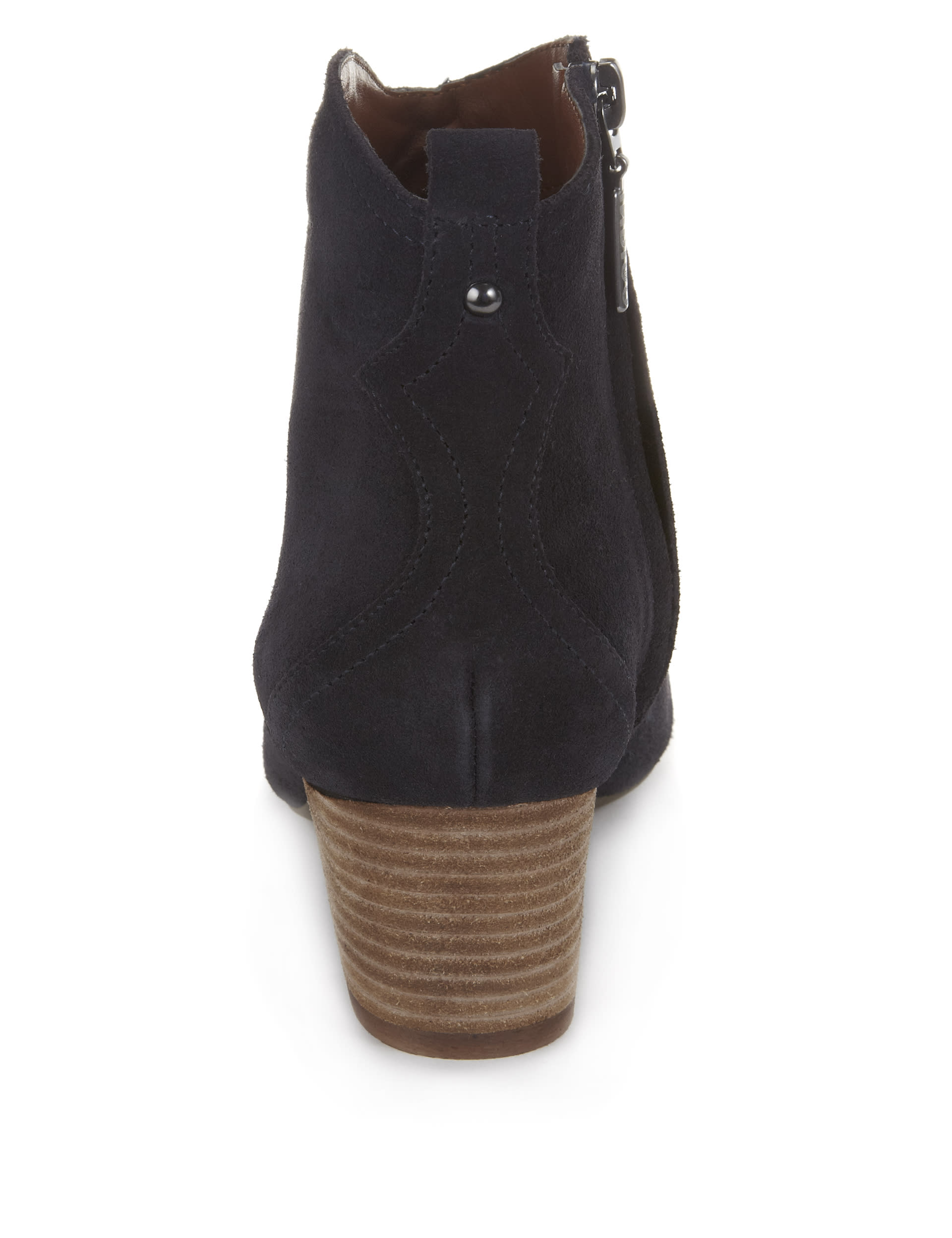 Suede Western Ankle Boots with Insolia® Image 2 of 5