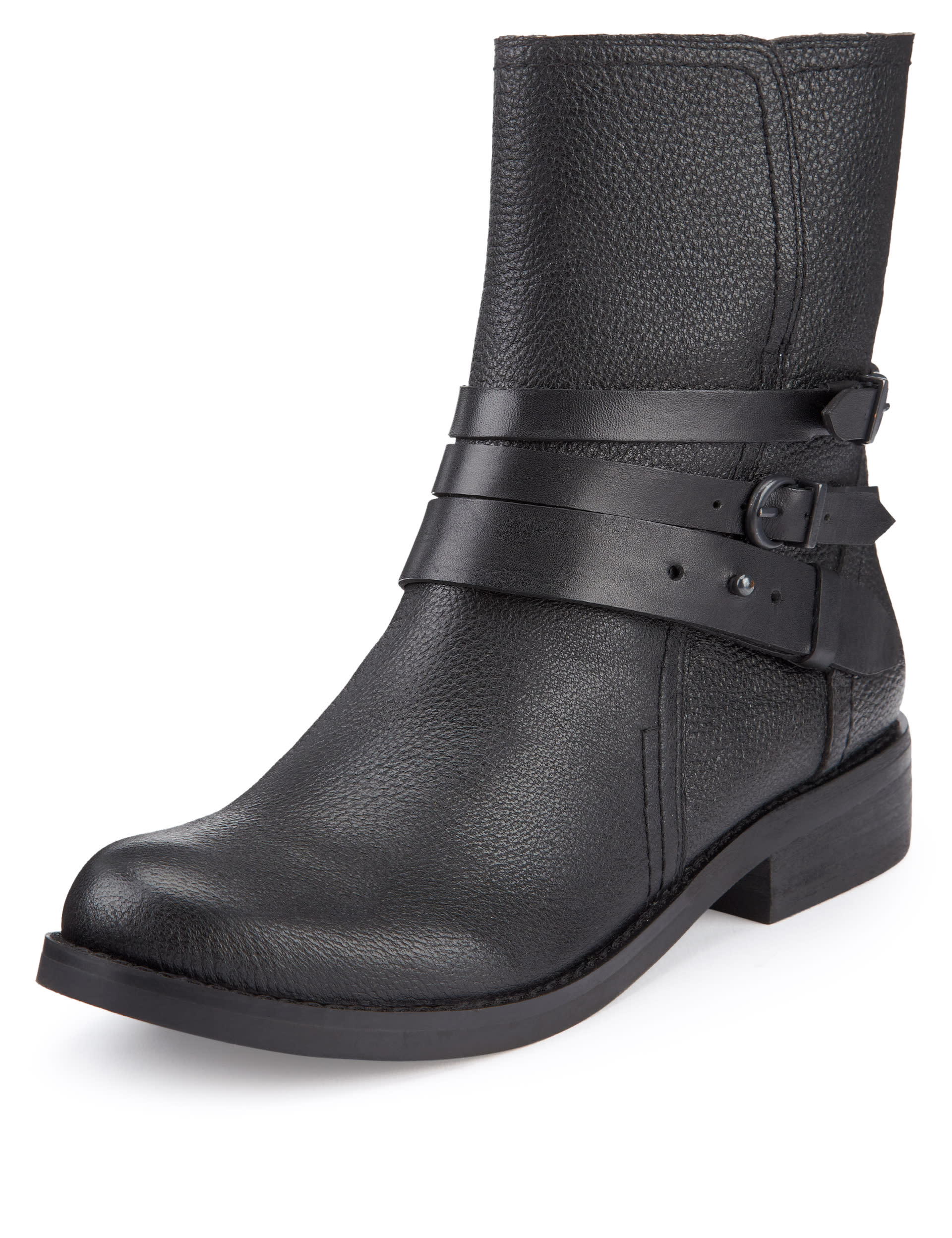 Faux fur biker boots outlet