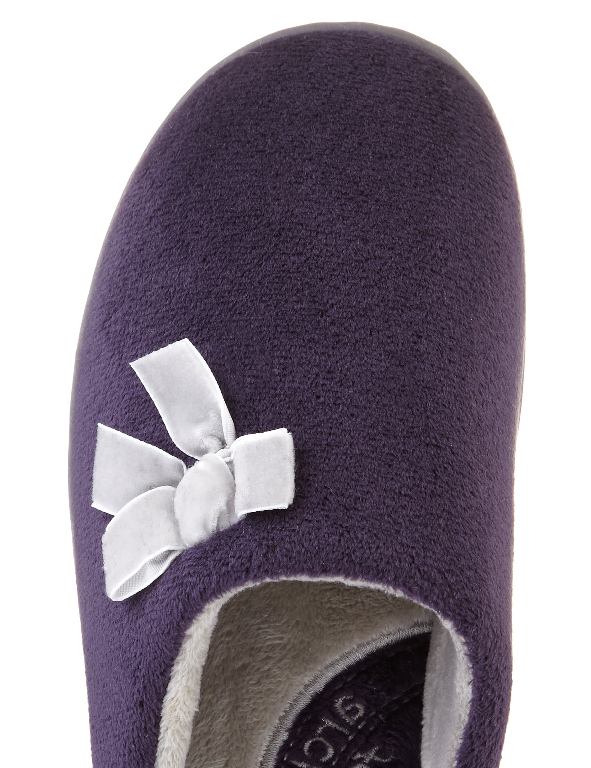 Secret Support™ Bow Mule Slippers Image 2 of 5