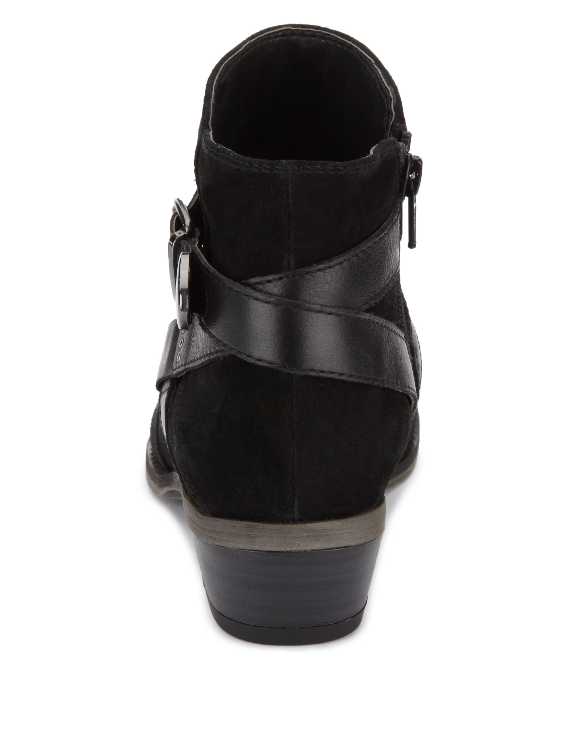 Suede Wide Fit Ankle Boots with Stain Away™ Image 2 of 5