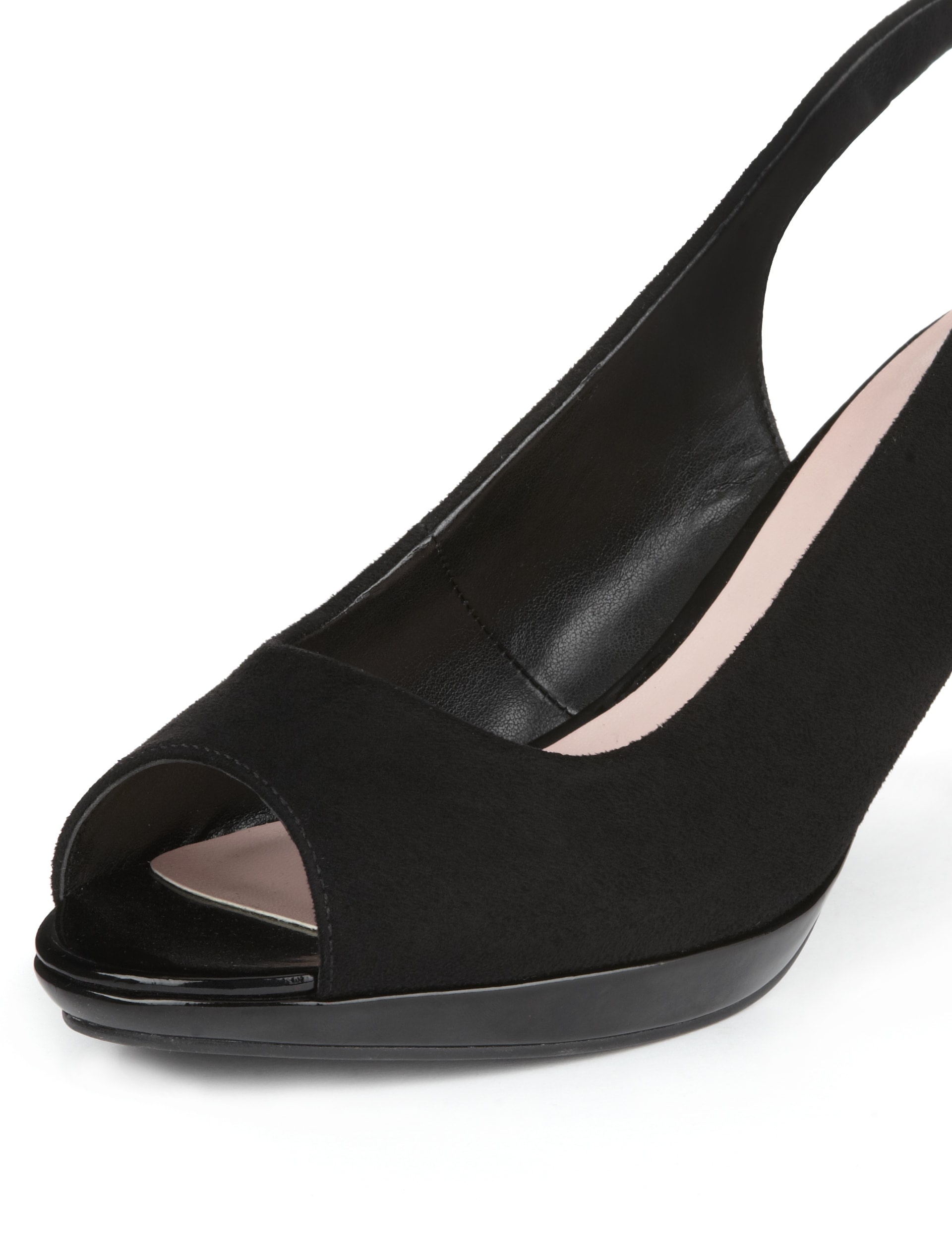 Slingback heels shops open toe