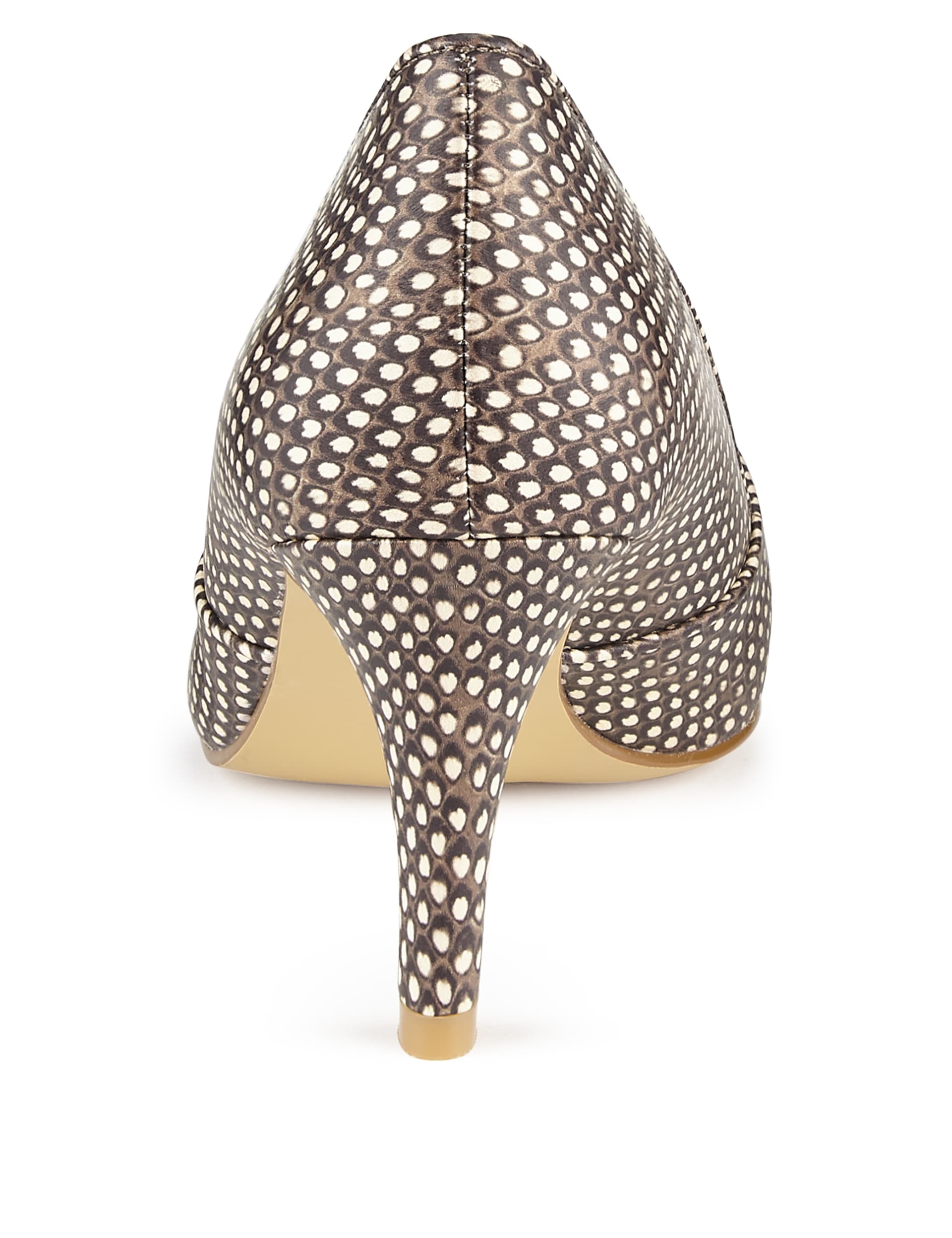 Animal Print Wide Fit Court Shoes with Insolia® Image 2 of 4