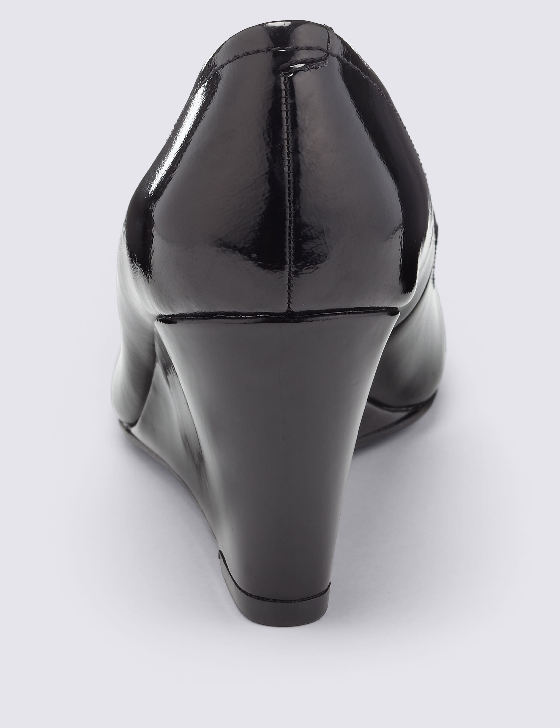 Freshfeet™ Leather Wedge Shoes with Insolia® Image 2 of 4