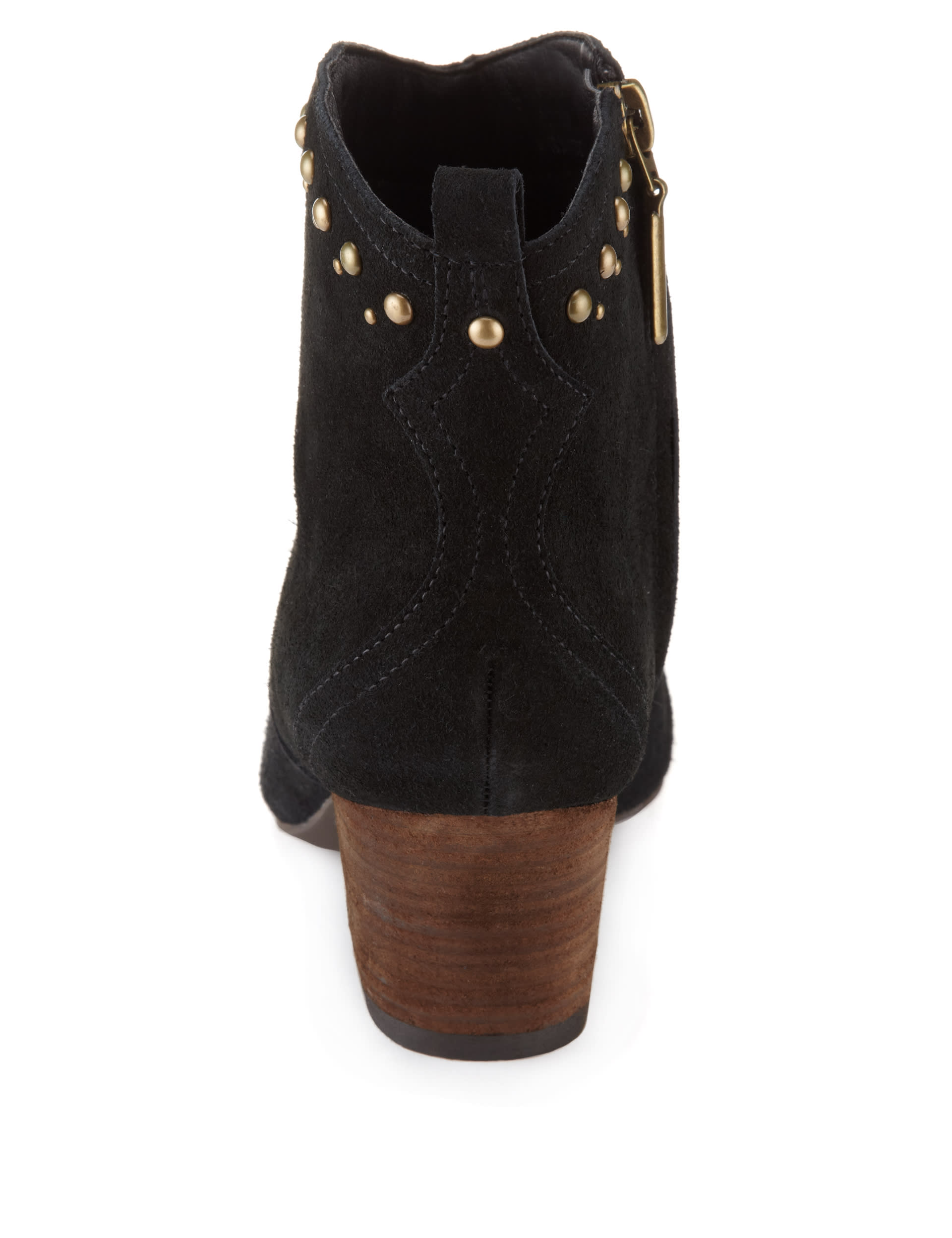Twiggy for M&S Collection Suede Studded Ankle Boots with Insolia® Image 2 of 5