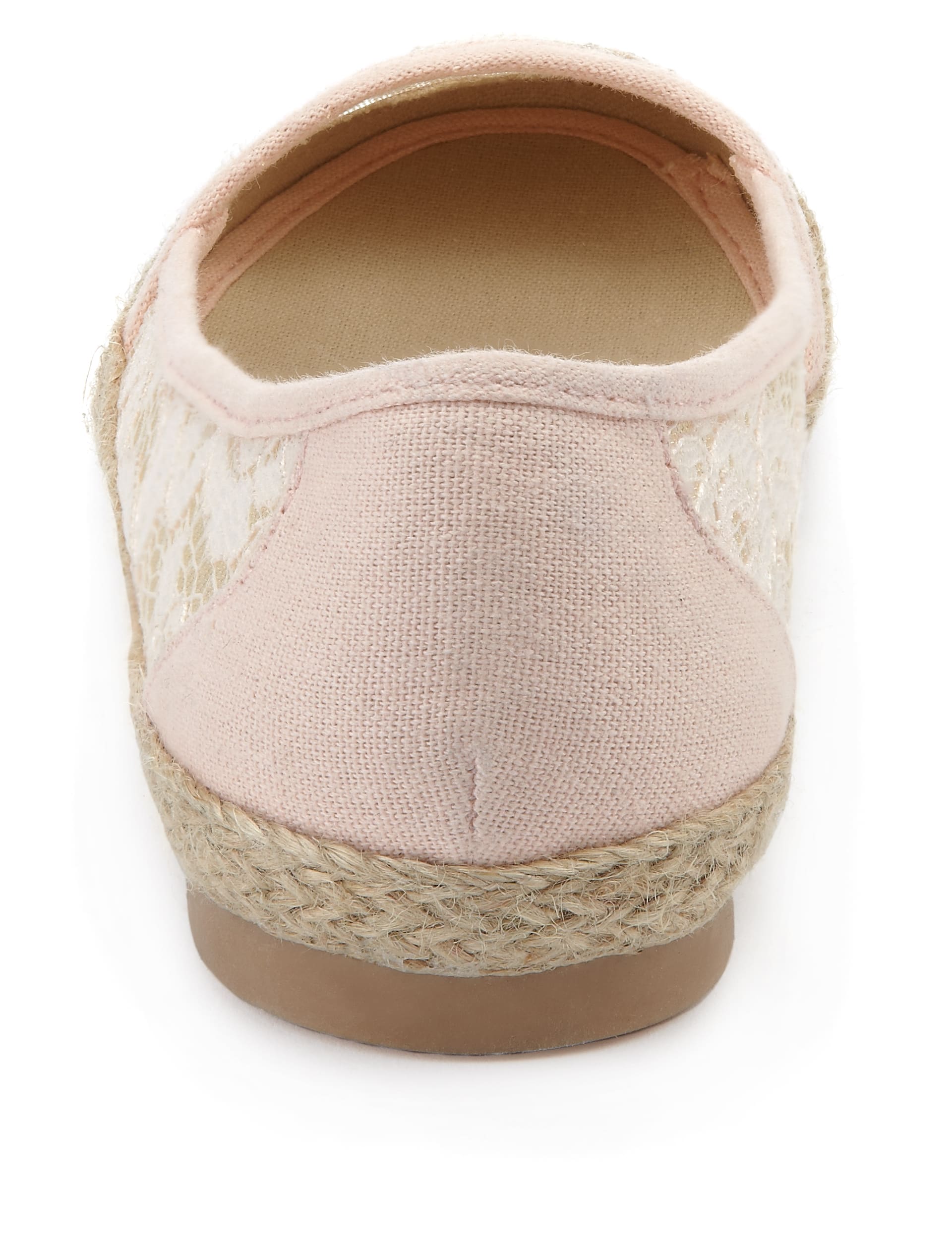 Floral Lace Espadrilles Pumps with Insolia Flex® Image 2 of 3