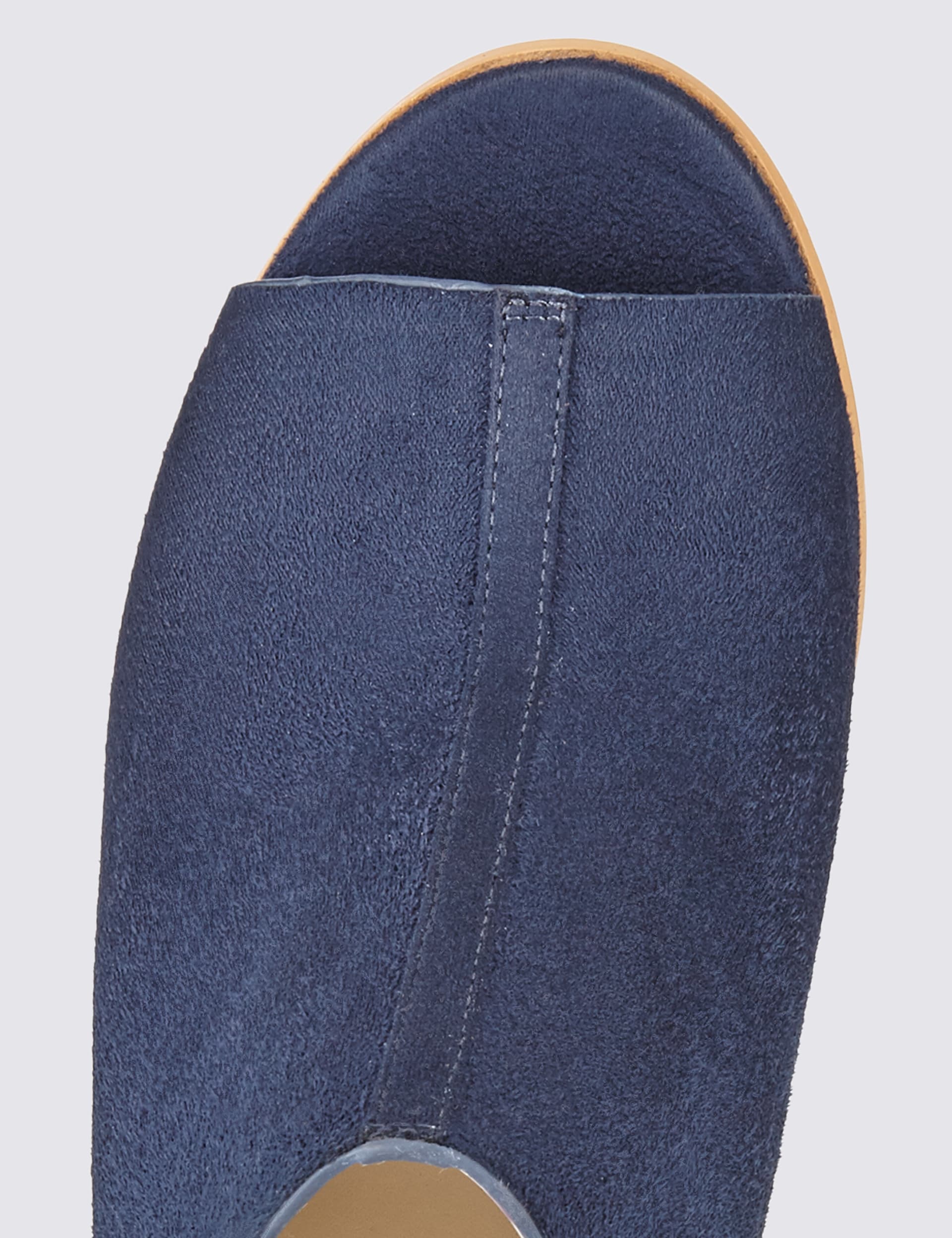 Faux Suede Slingback Sandals with Insolia® Image 2 of 3