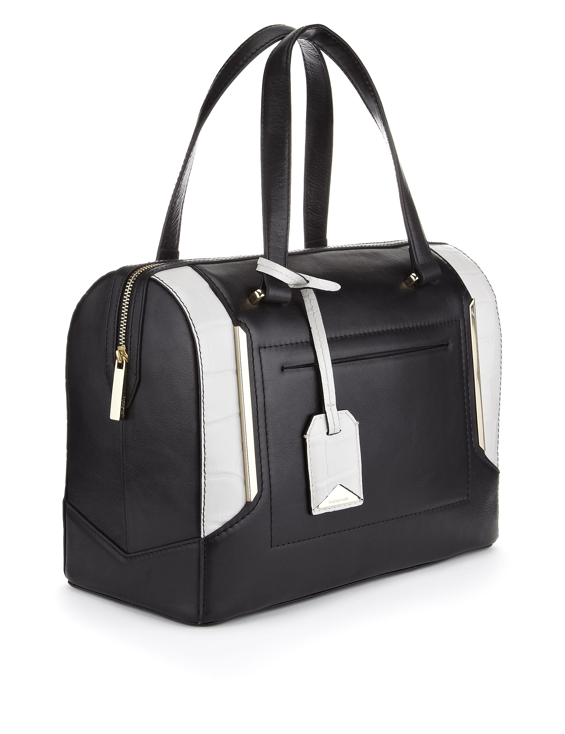 Leather Bowler Bag Image 2 of 6