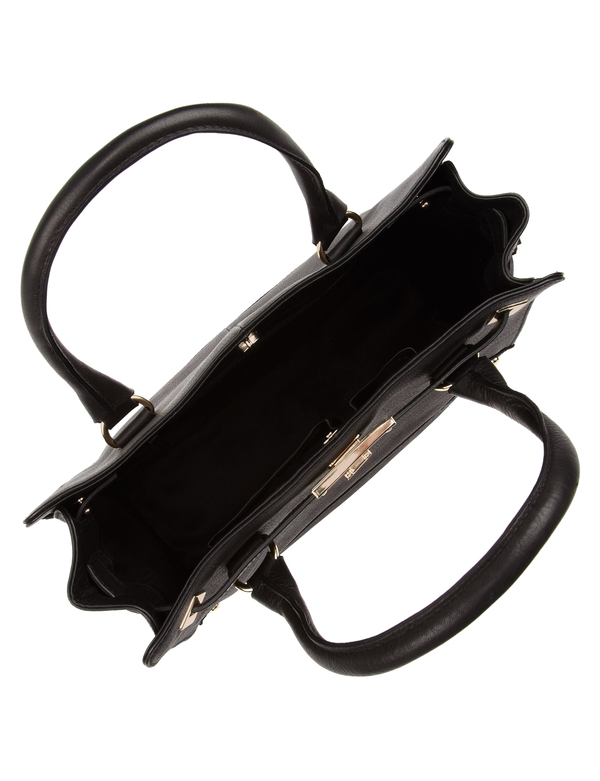Leather Belted Tote Bag Image 2 of 6