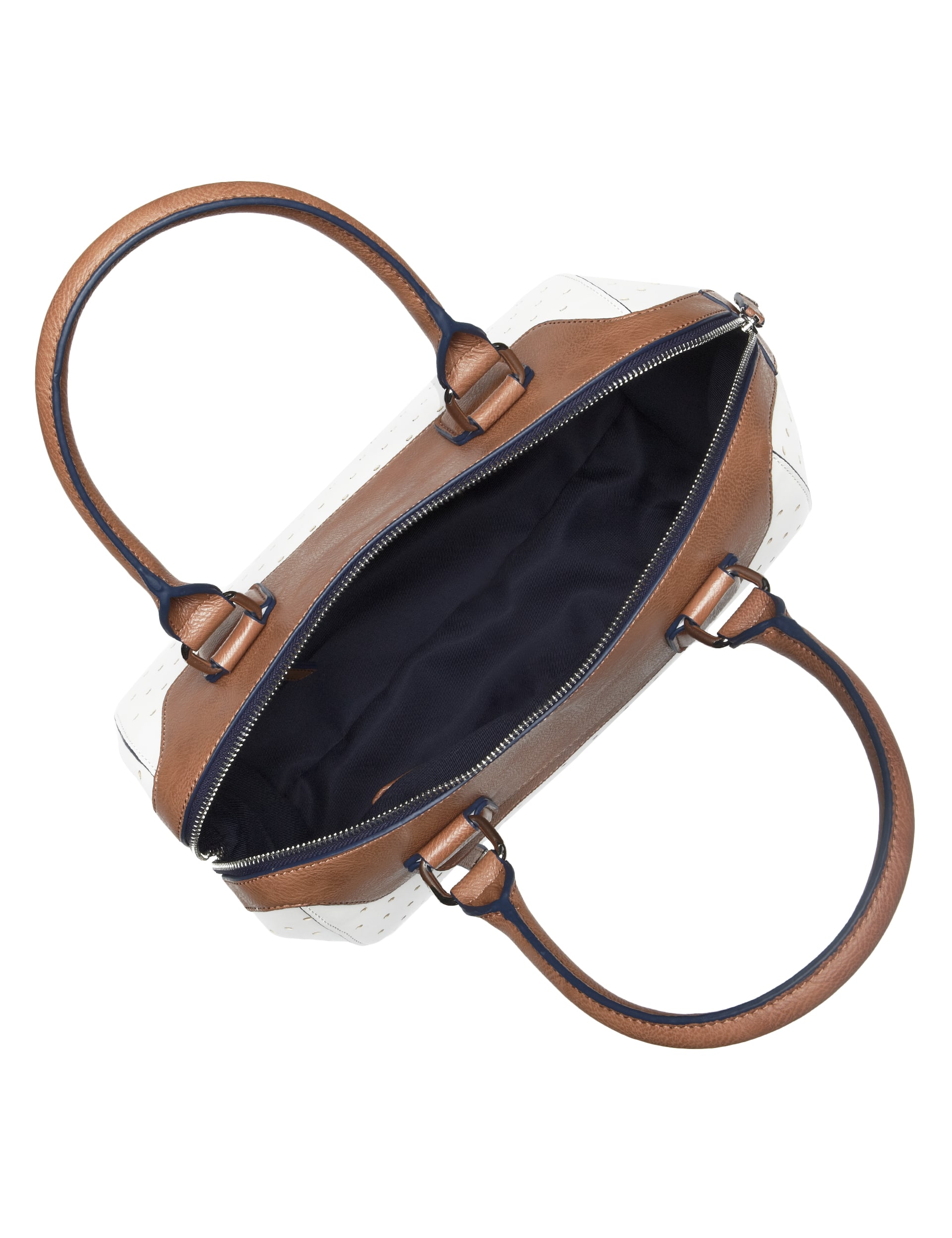 Punch Hole Bowler Bag Image 2 of 6