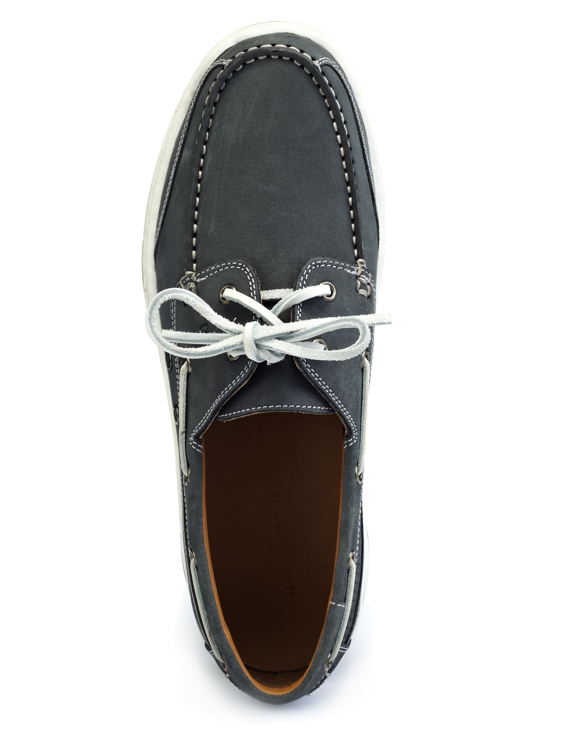 Leather Lace Up Boat Shoes Image 2 of 4