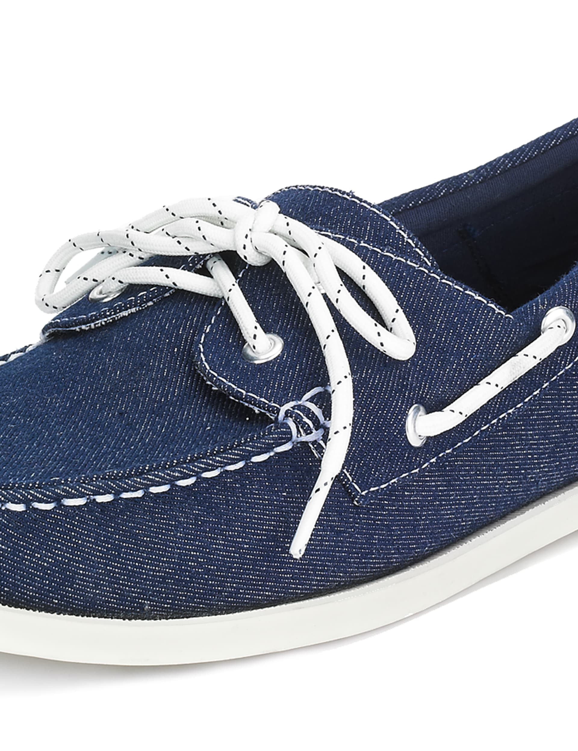 Canvas Boat Shoes Blue Harbour M S