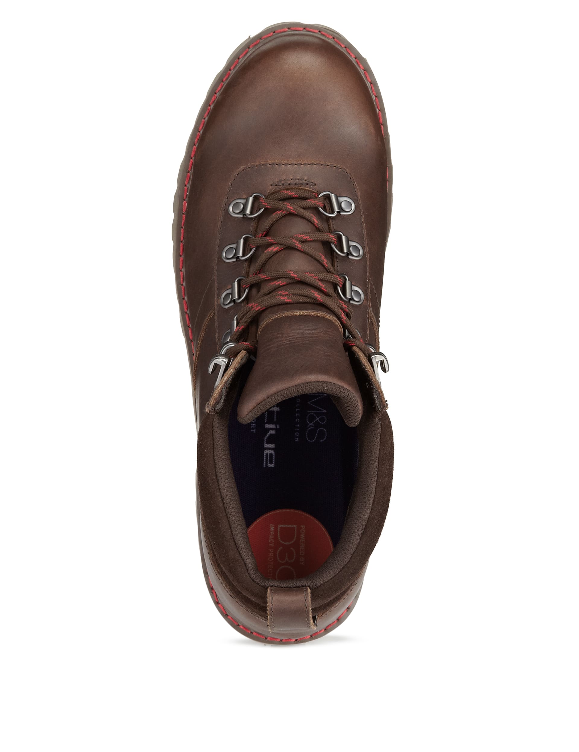 Leather Hiker Boots Image 2 of 4