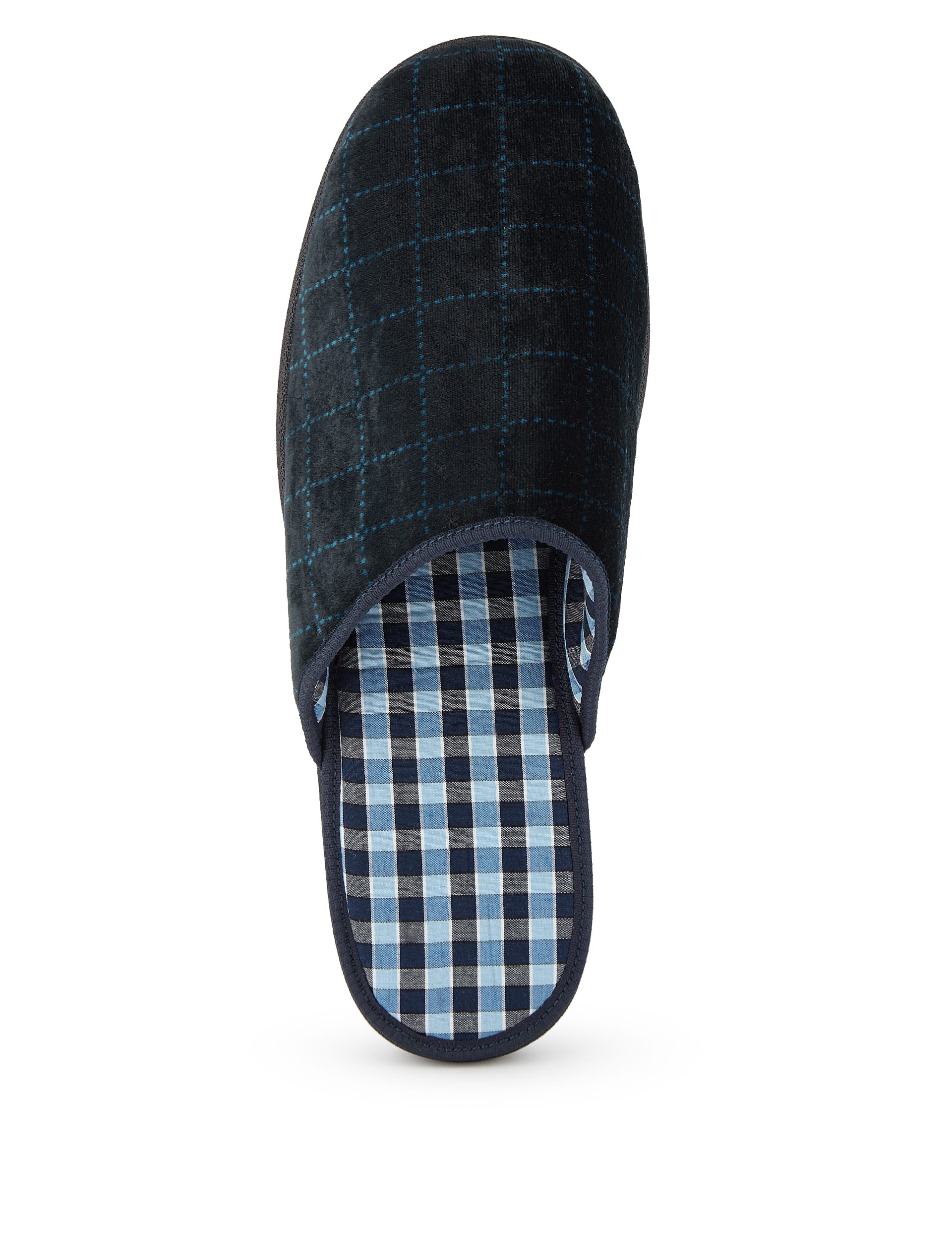 Thinsulate™ Freshfeet™ Window Pane Check Slippers Image 2 of 4