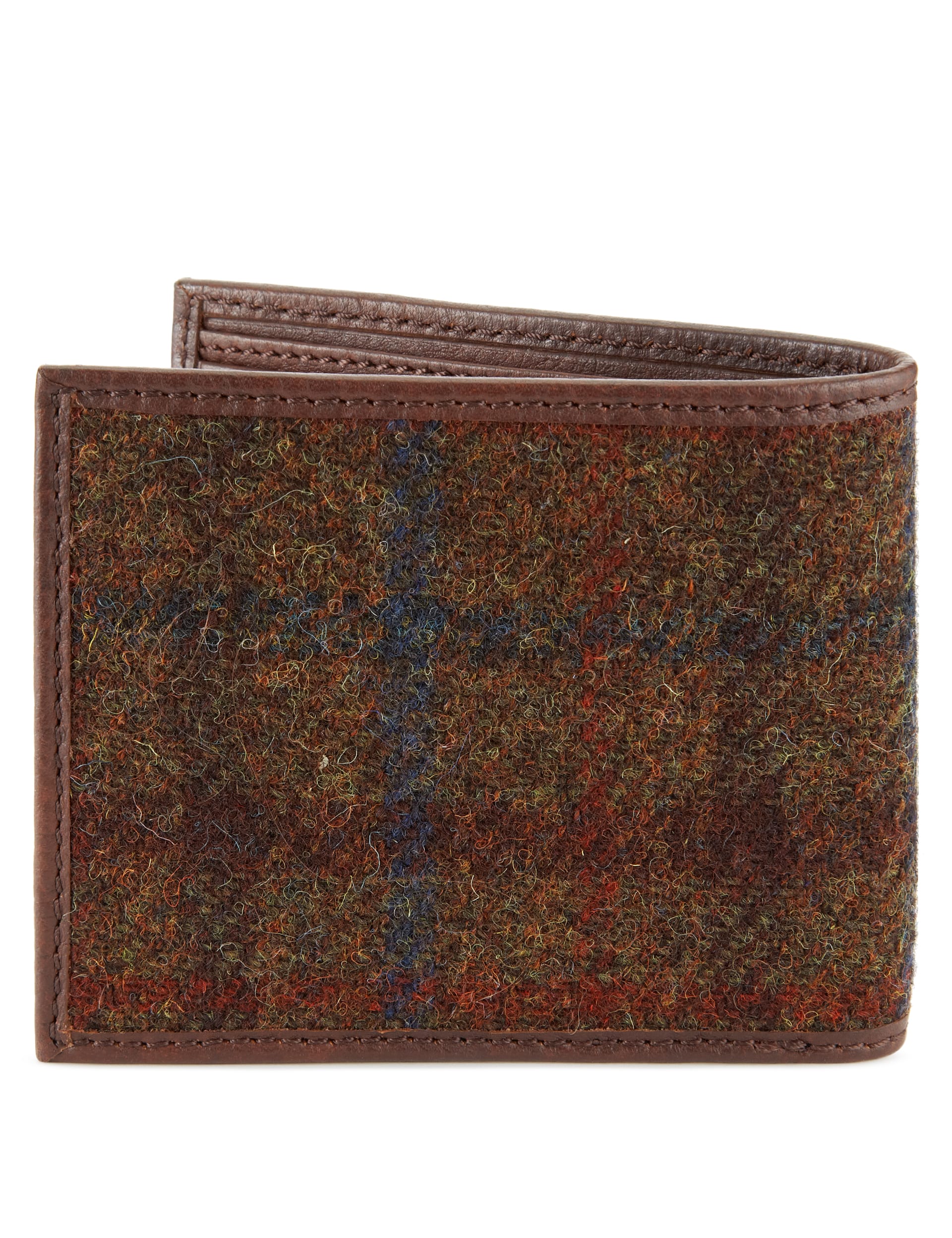 Pure Wool Harris Tweed Billfold Wallet Image 2 of 3