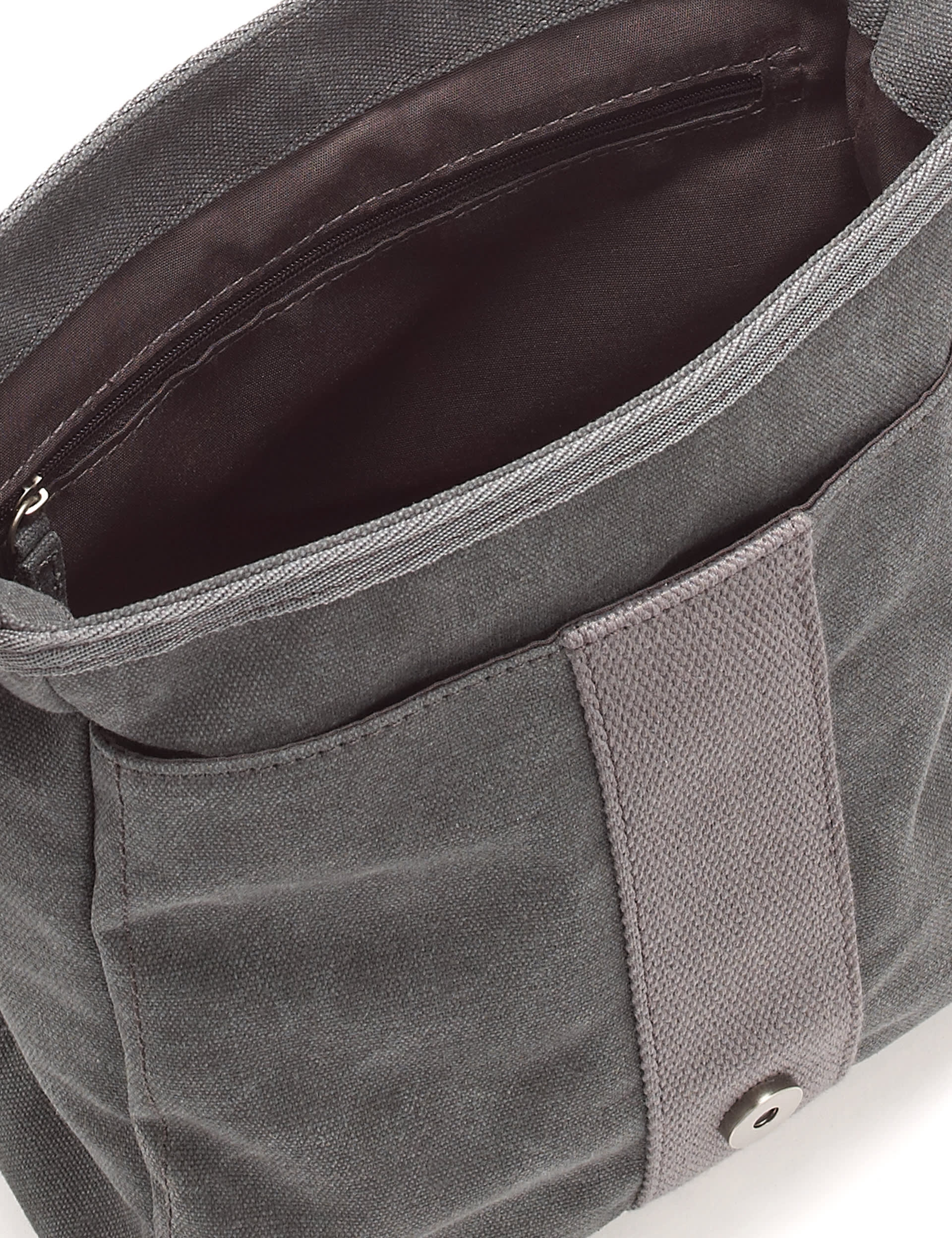 Canvas Buckle Messenger Bag Image 2 of 5