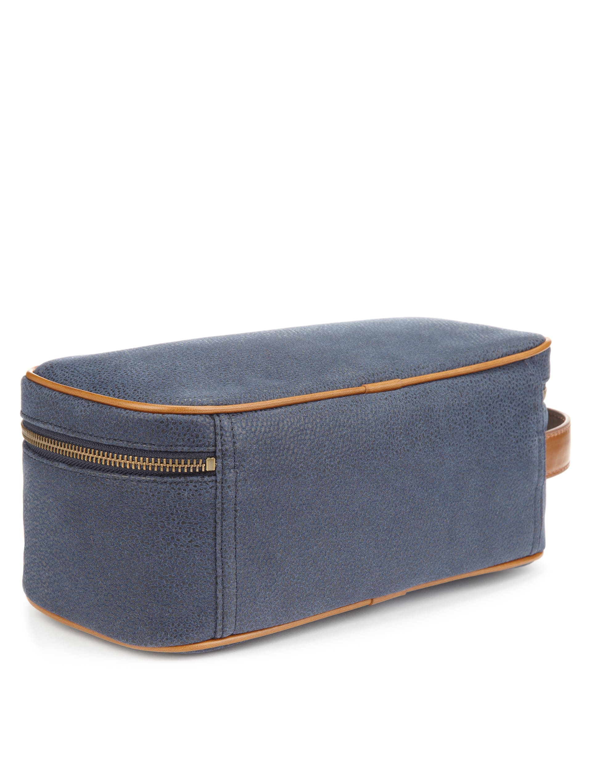 Flocked Zipped Washbag Image 2 of 4