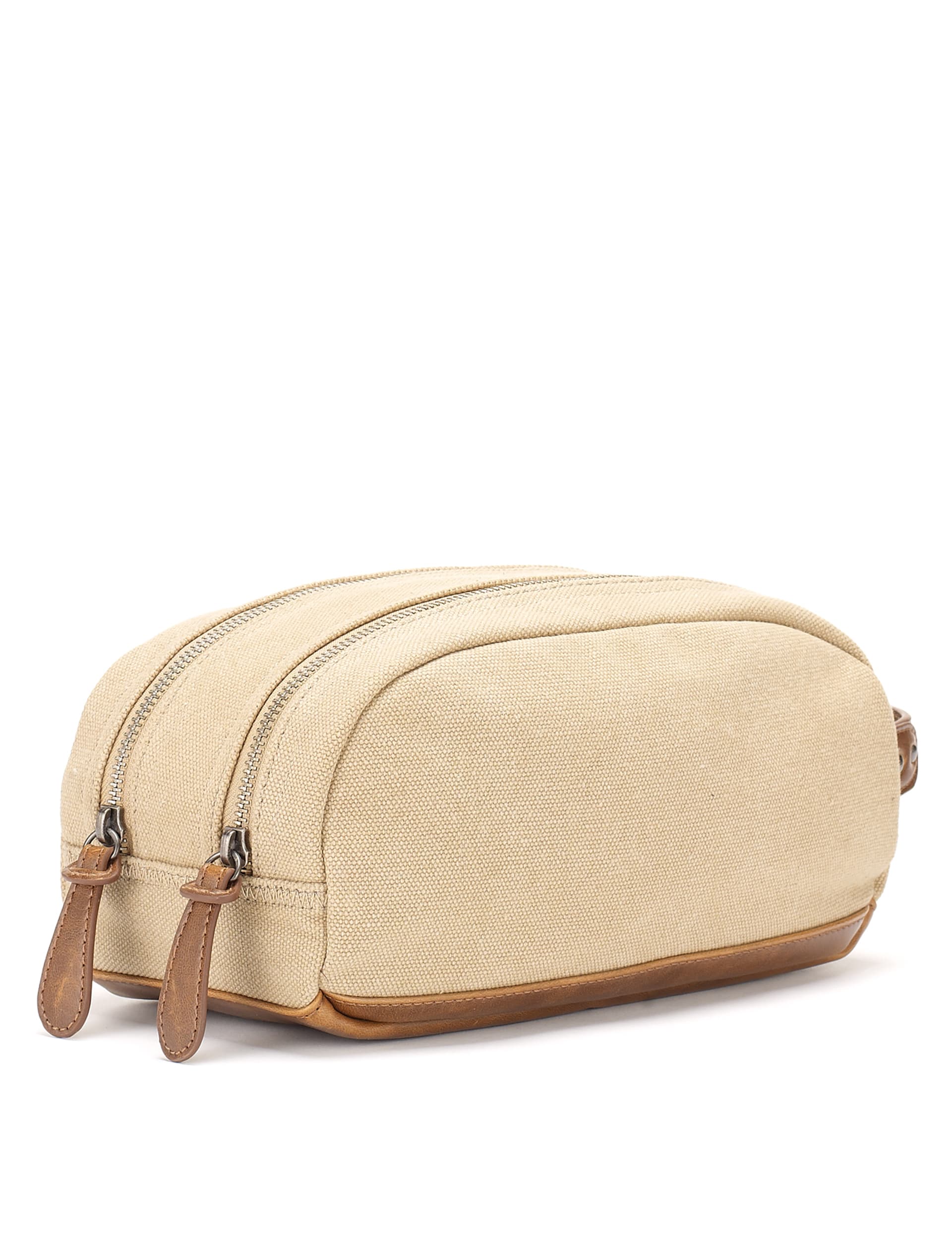 Pure Cotton Canvas Washbag Image 2 of 5