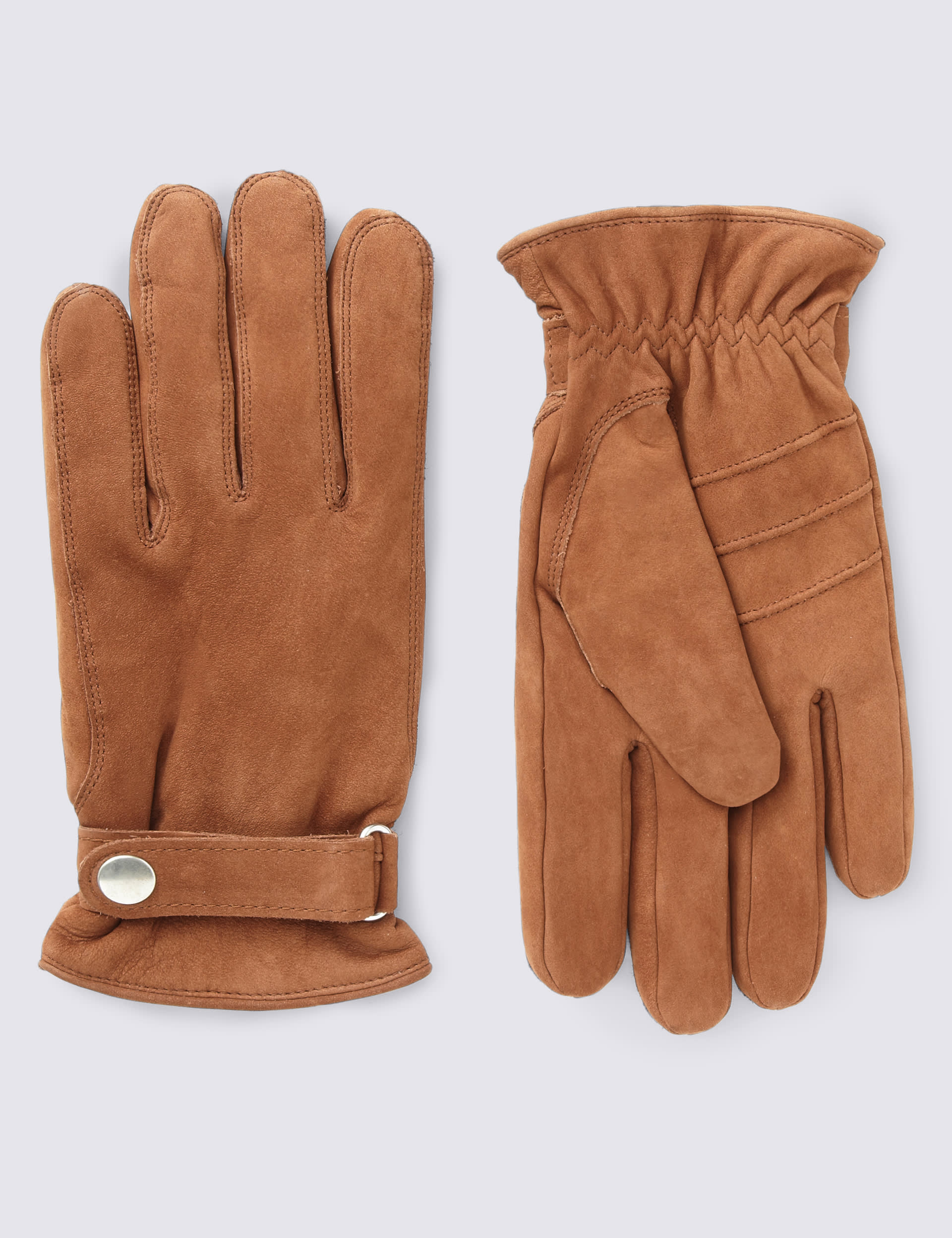 Leather Thinsulate™ Gloves with Adjustable Cuffs Image 1 of 1