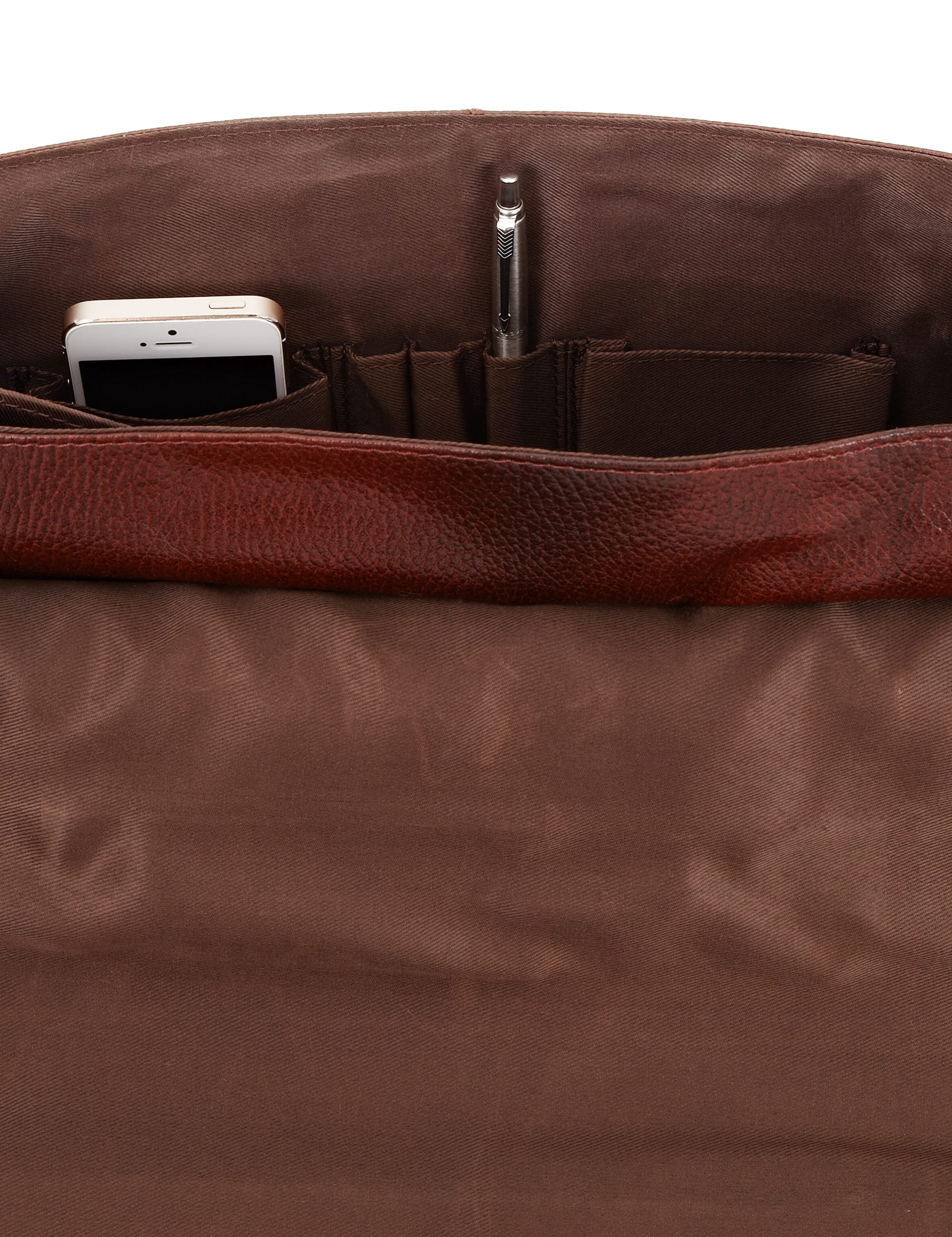 Leather Briefcase Image 2 of 5
