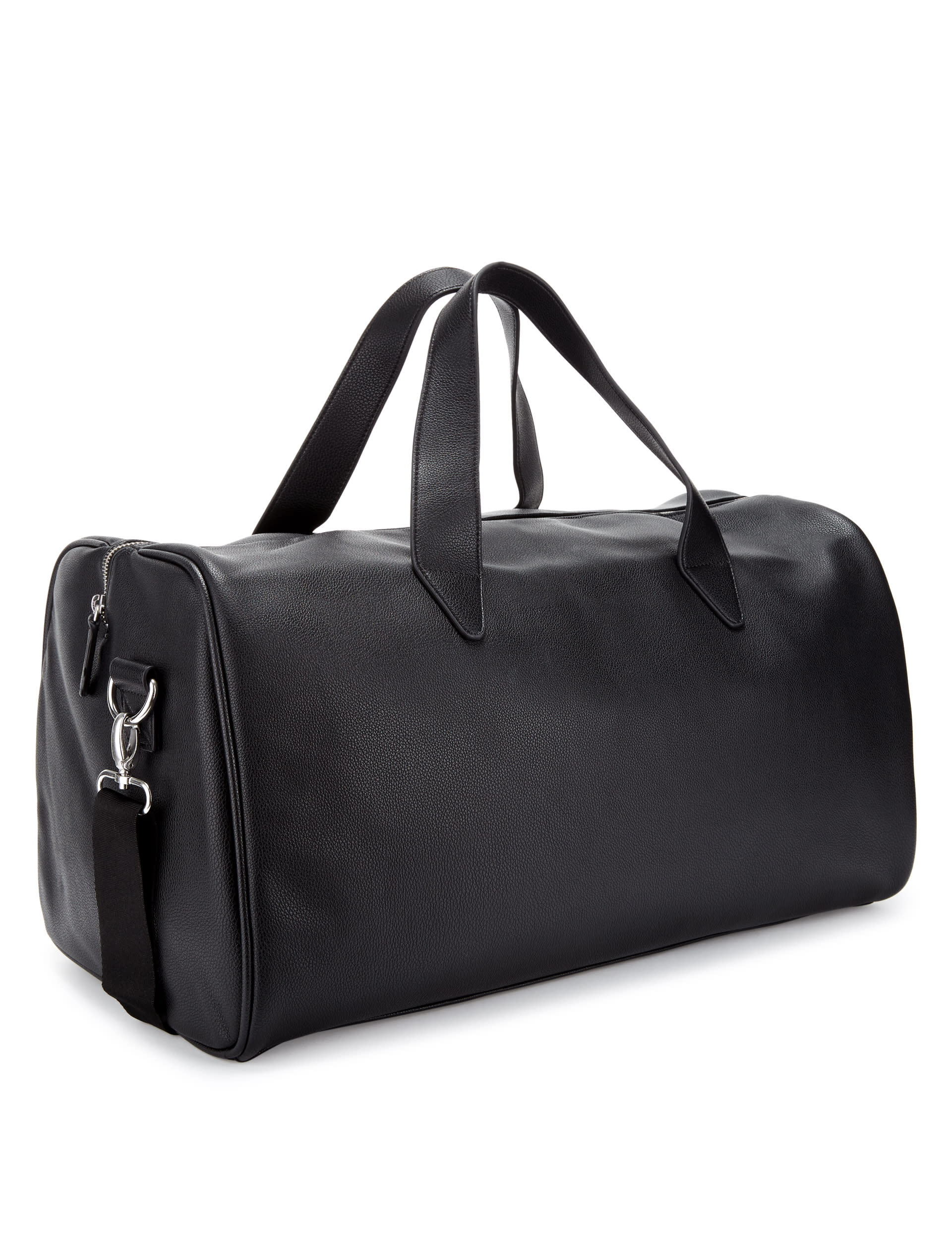 Faux Leather Holdall M S Collection M S