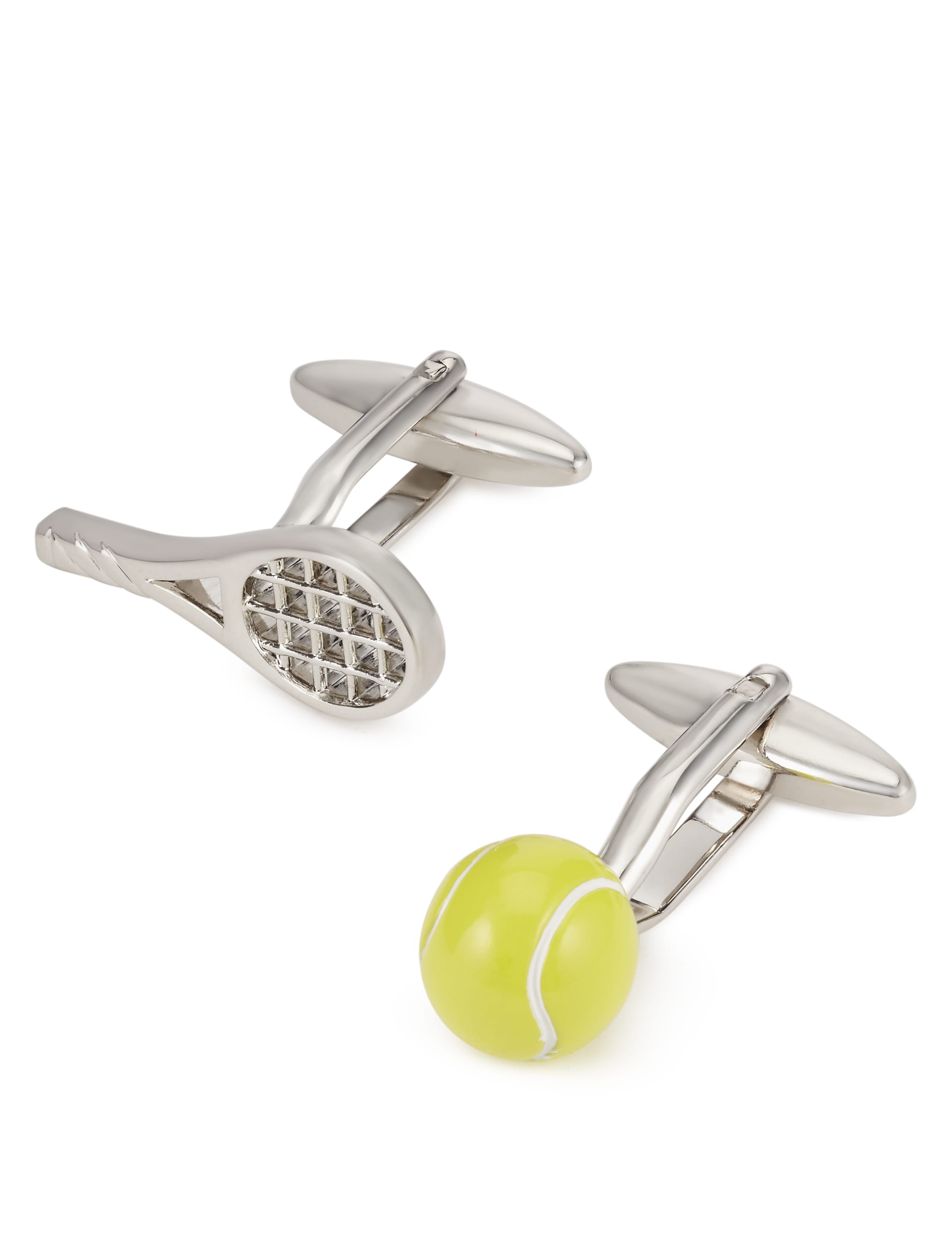 Tennis Racket & Ball Cufflinks Image 1 of 1