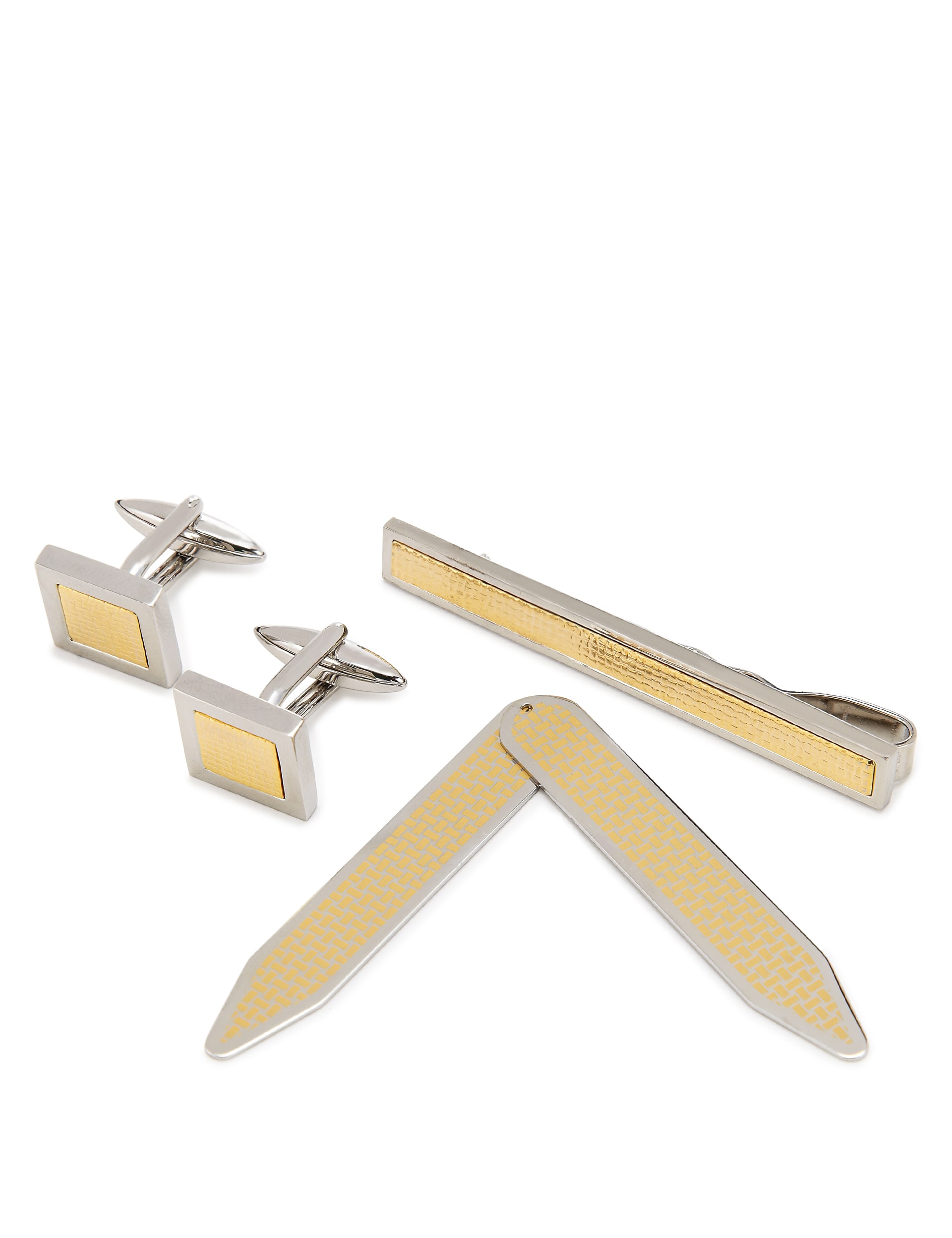 Cufflinks, Tie Bar & Collar Stiffener Image 1 of 2