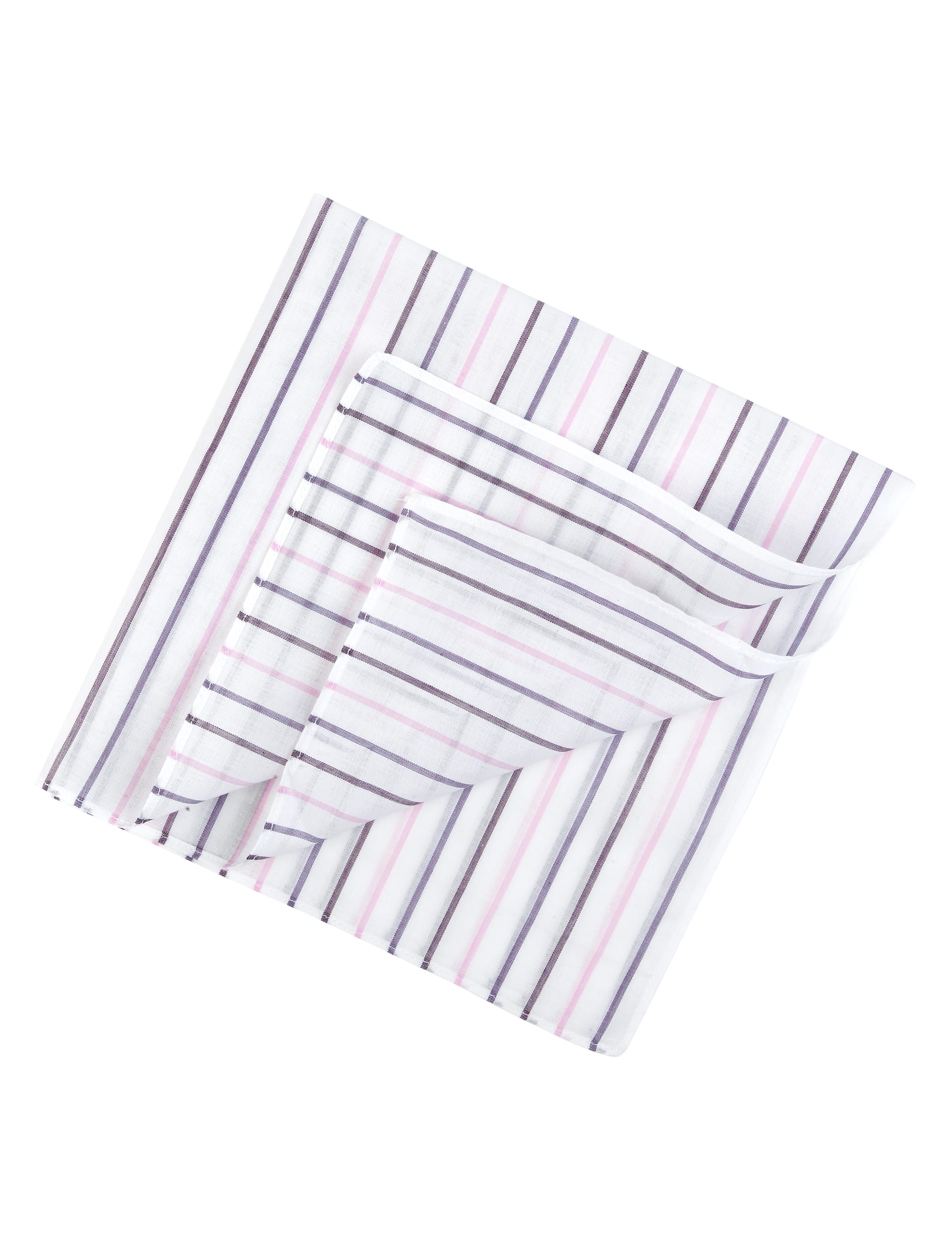 7 Pack Pure Cotton Handkerchiefs Image 1 of 2