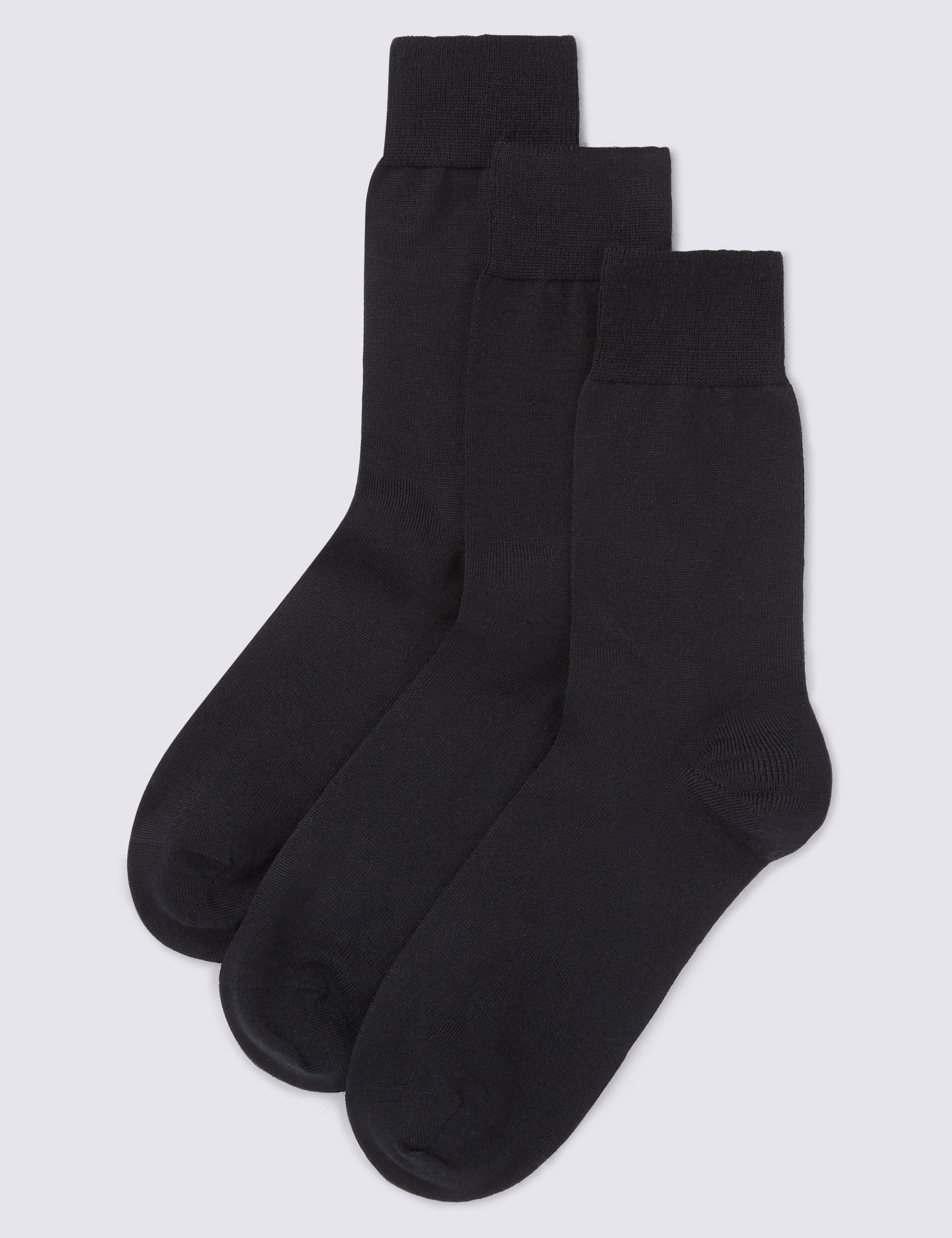 3pk Merino Wool Blend Socks Image 1 of 1