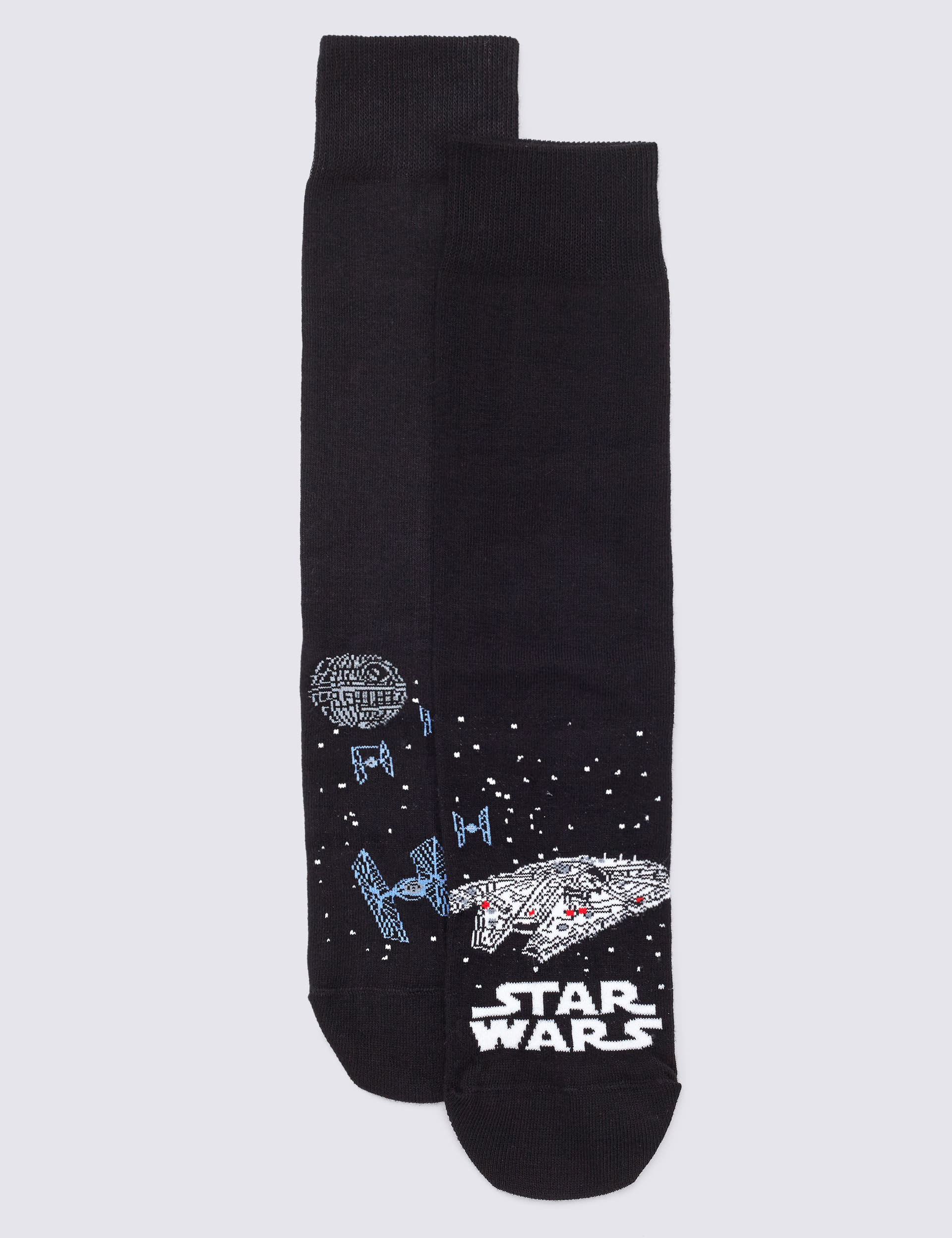 2 Pairs of Cotton Rich Star Wars™ Socks Image 2 of 3