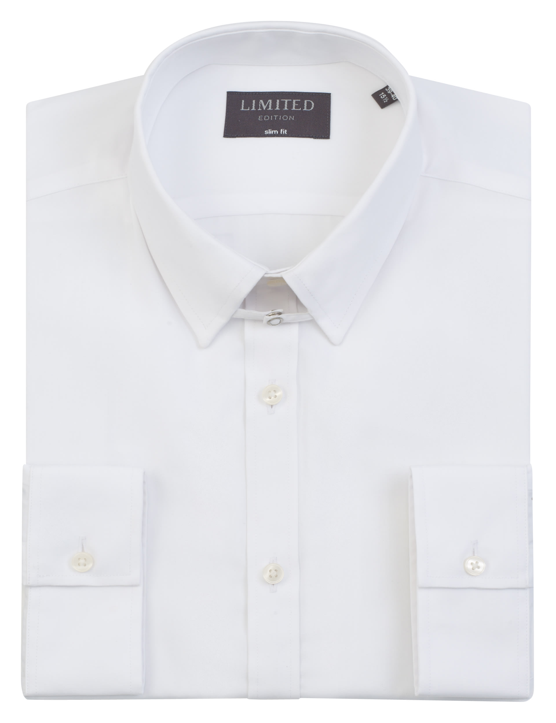 Slim Fit Collar Tab Shirt Image 1 of 1