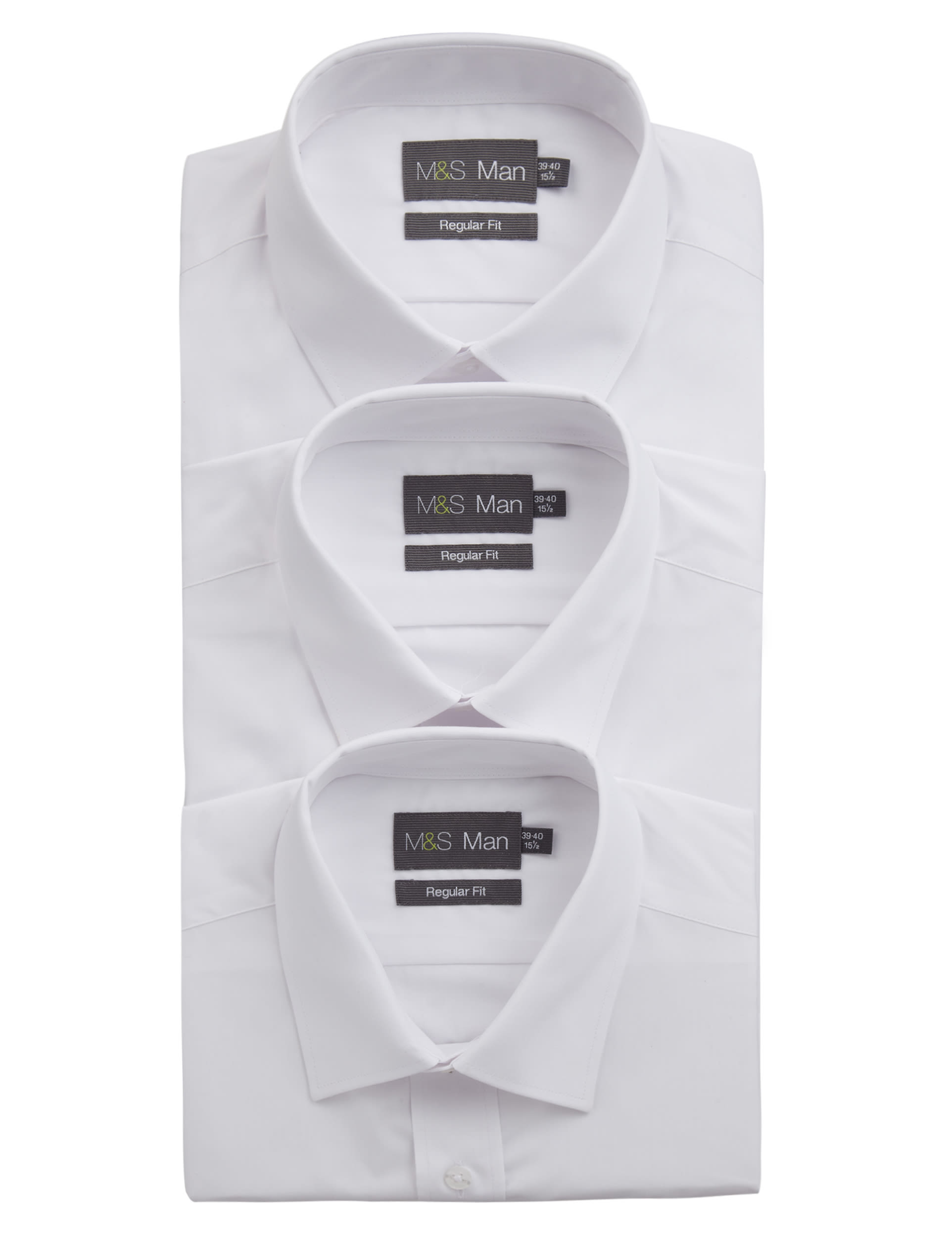 3 Pack Easy Care Short Sleeve Shirts Image 1 of 1