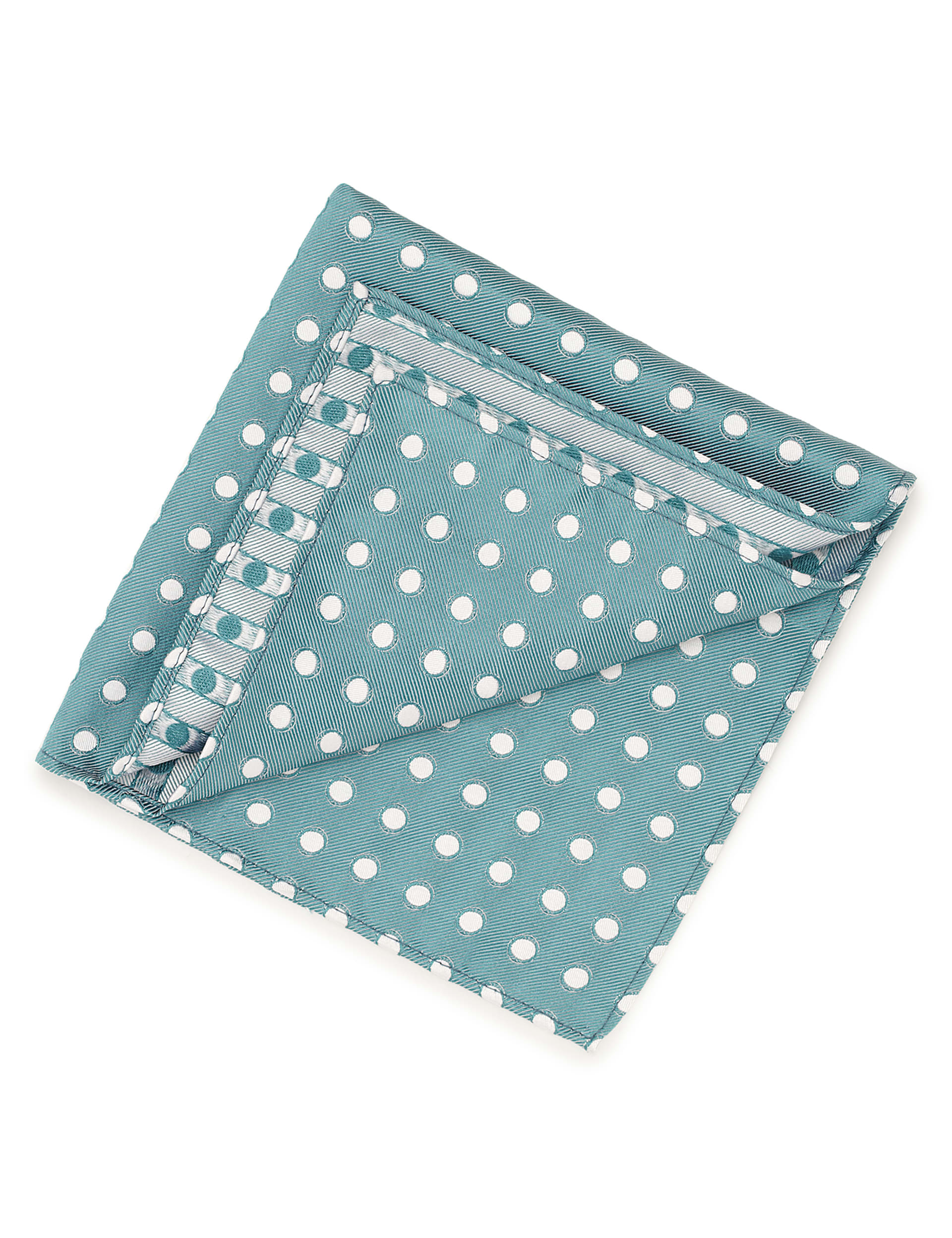 Pure Silk Spotted Pocket Square Image 1 of 1