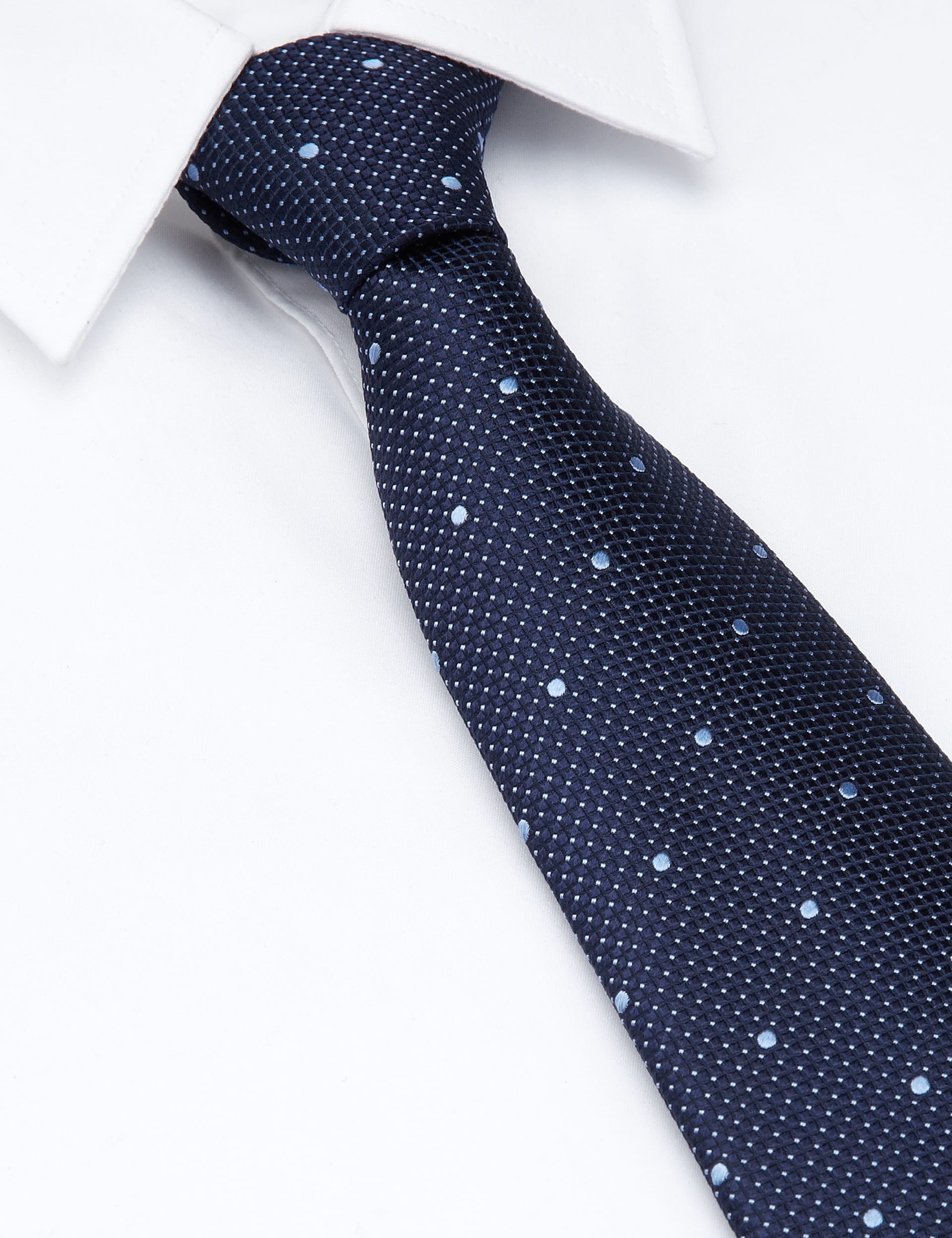 Pure Silk Woven Tie with Stain Resistance Image 1 of 1