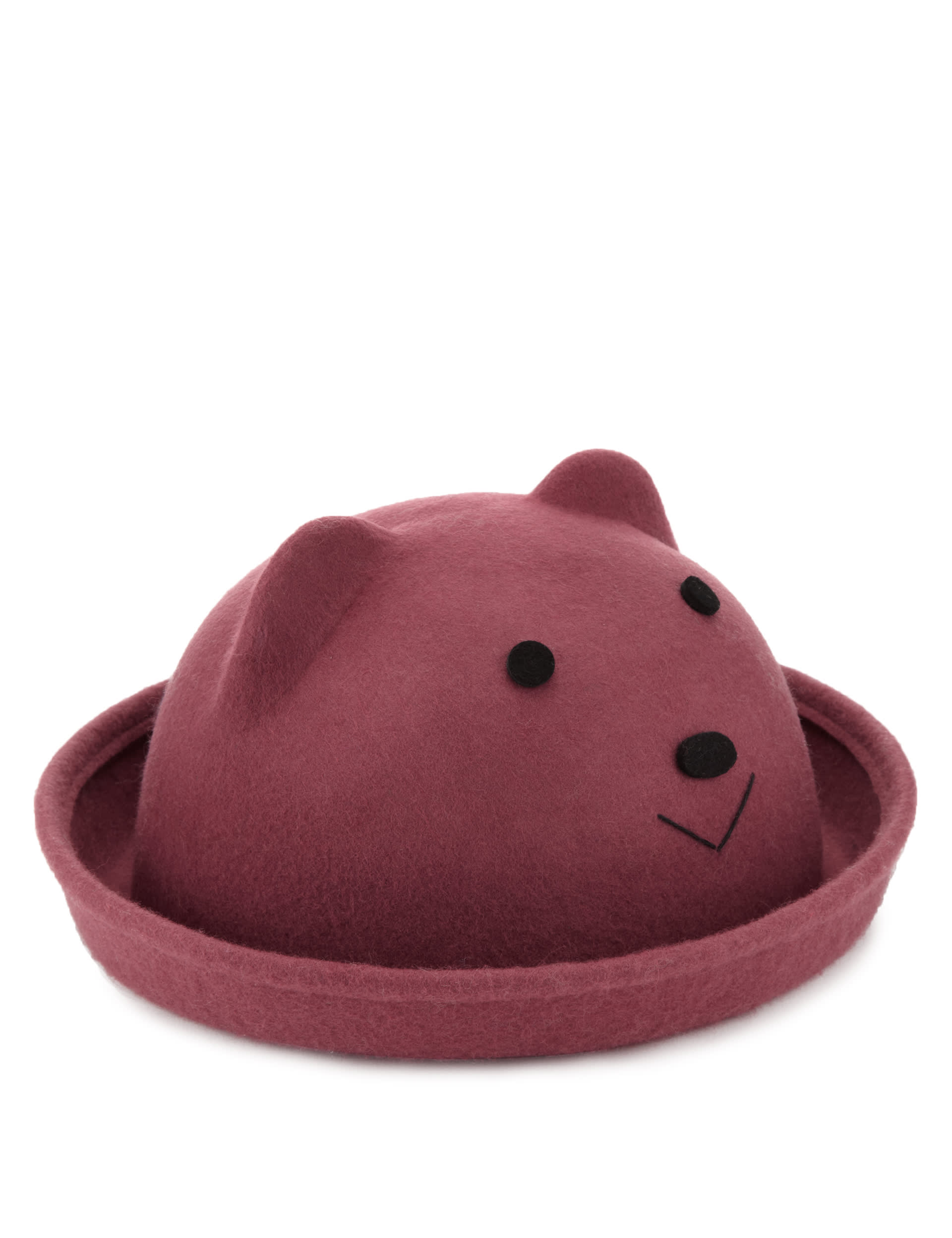 Pure Wool Bear Bowler Hat (Older Girls) Image 1 of 1