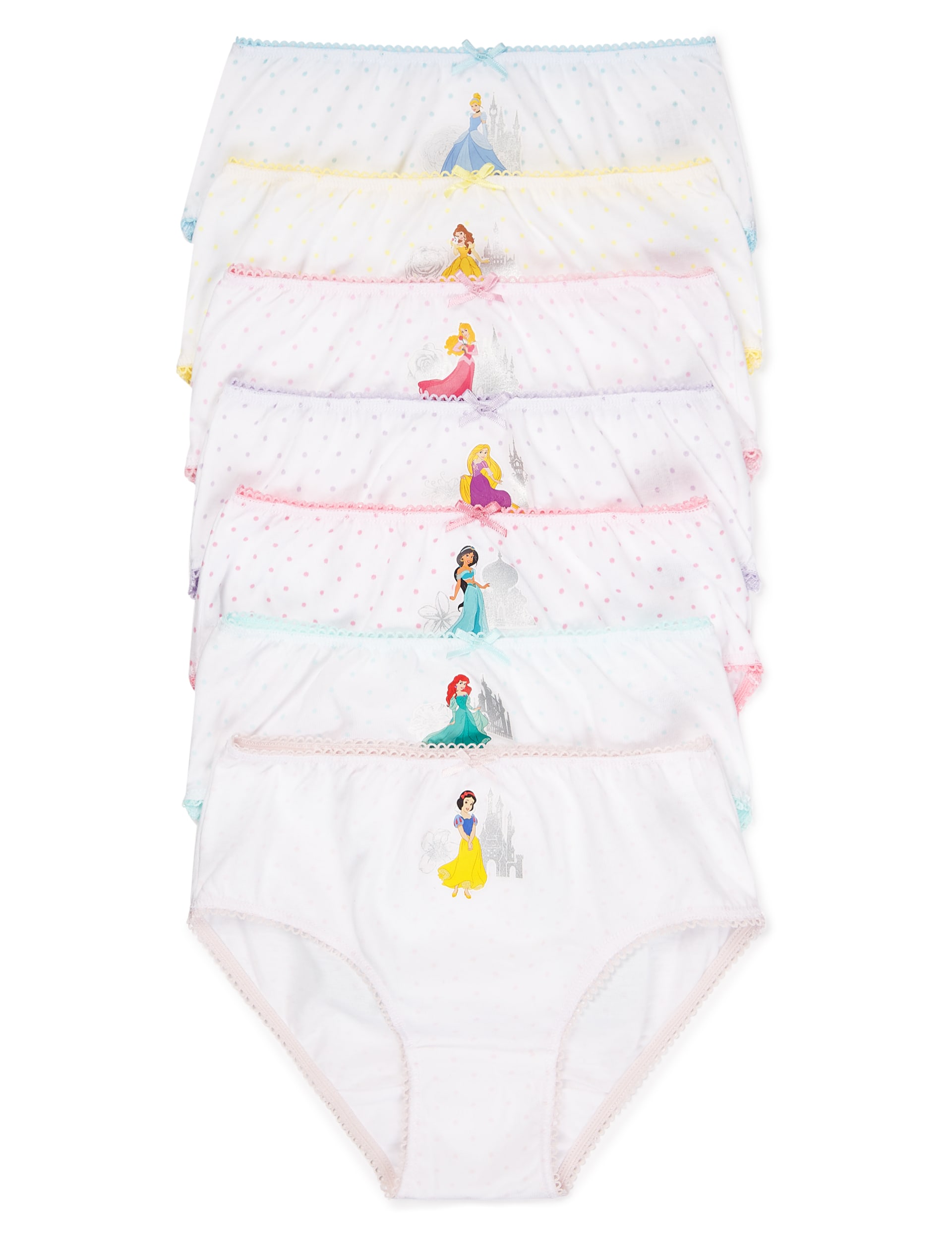 Pure Cotton Disney Princess Briefs (2-7 Years) Image 1 of 1
