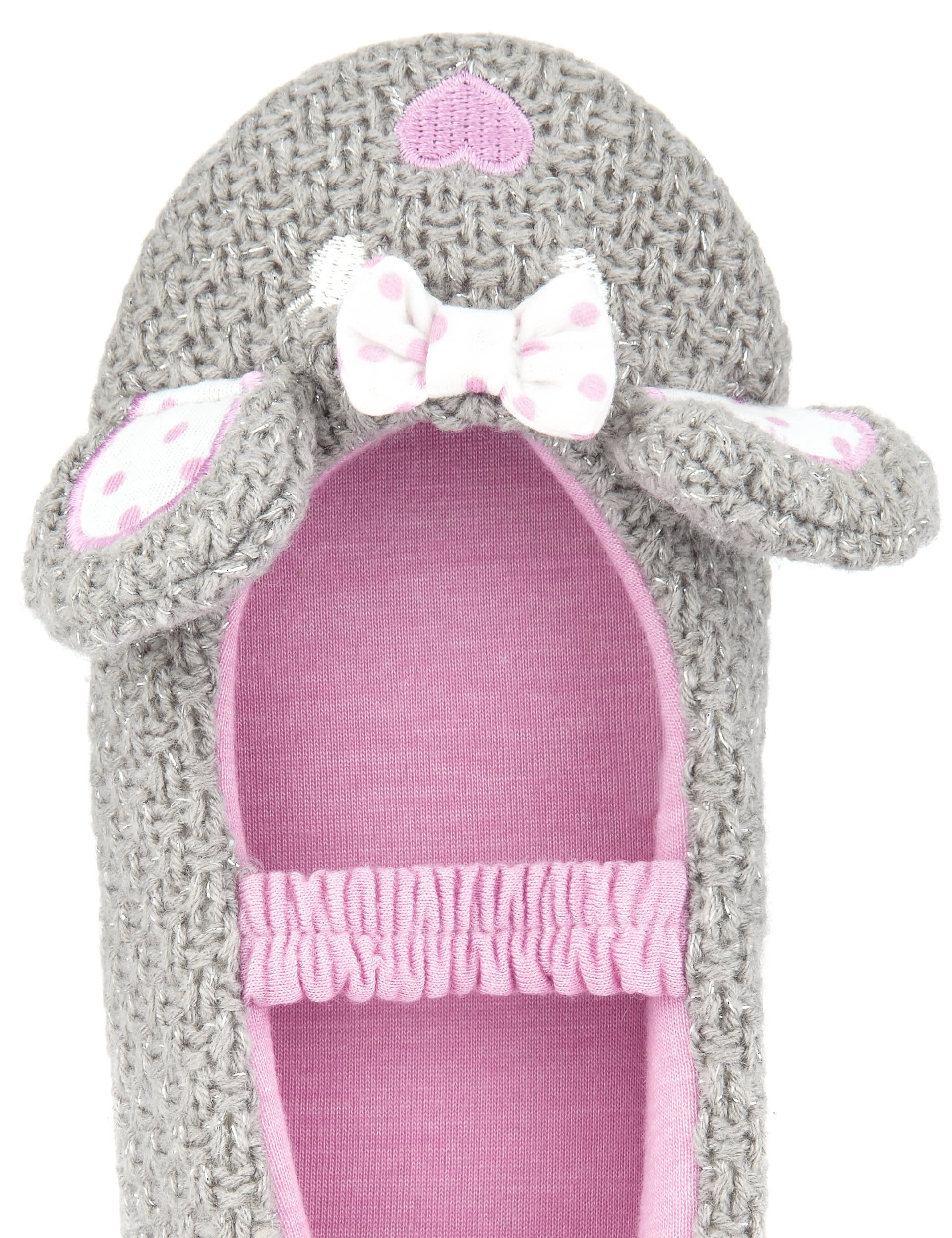 Knitted Mouse Ballet Slippers Image 2 of 4