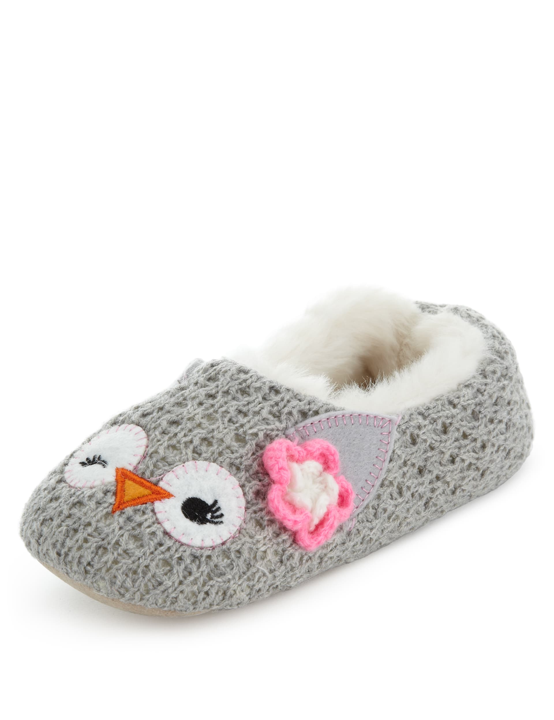 Owl Slippers M S