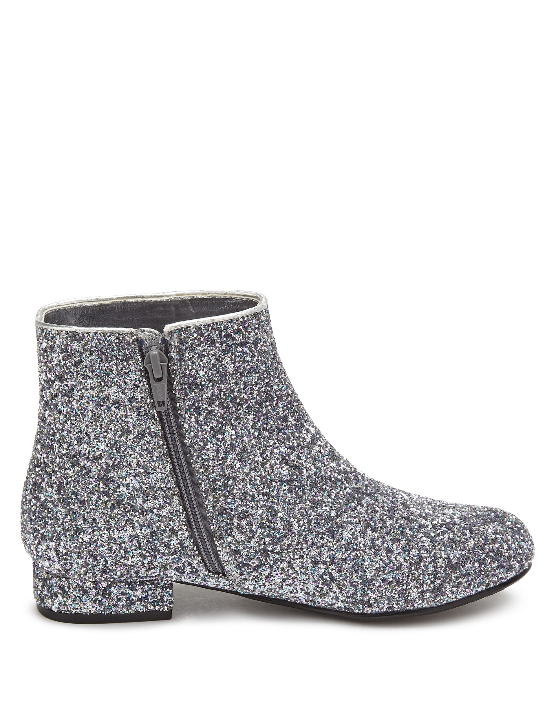 Glitter Effect Ankle Boots M S