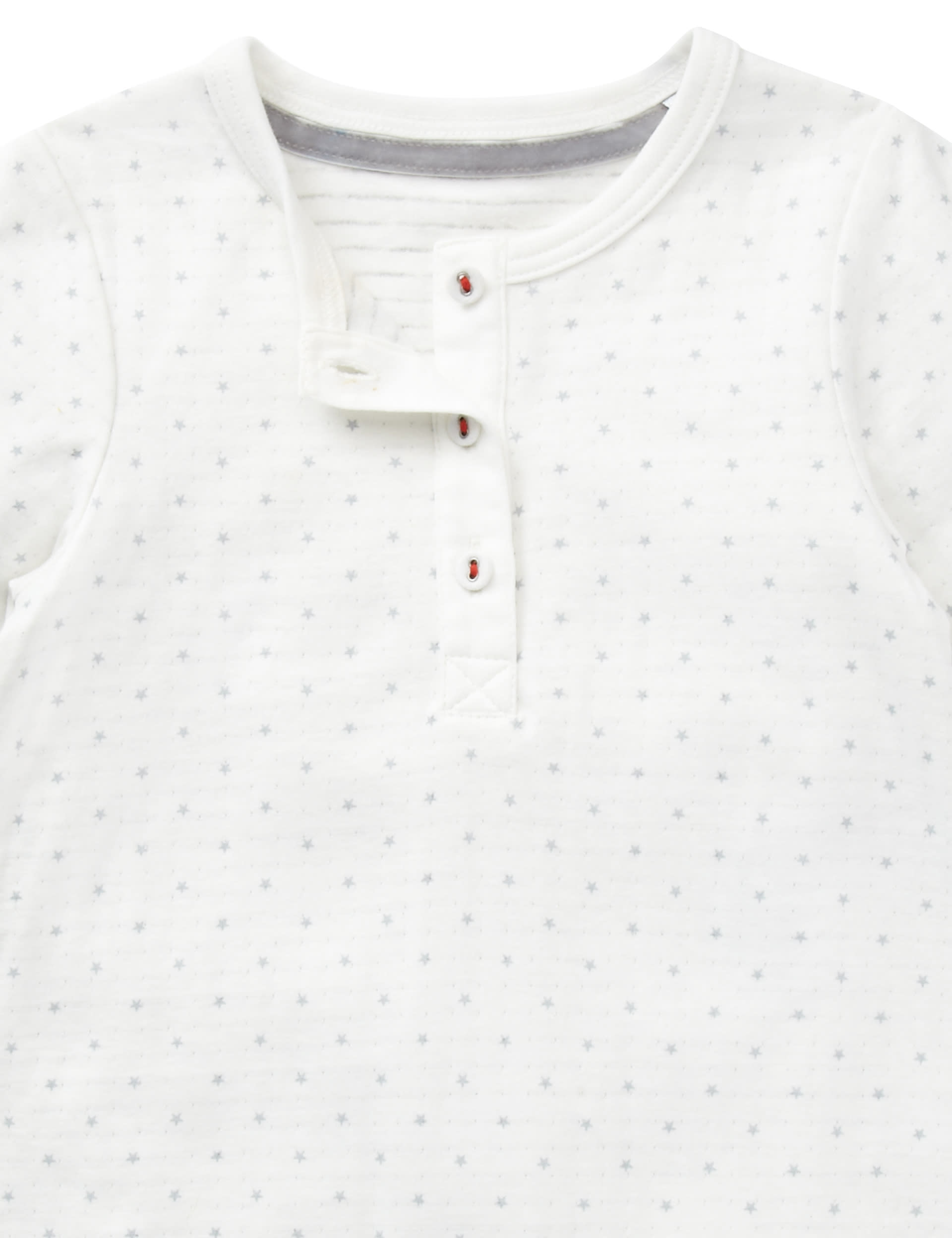Pure Cotton Star Print Onesie Image 2 of 3