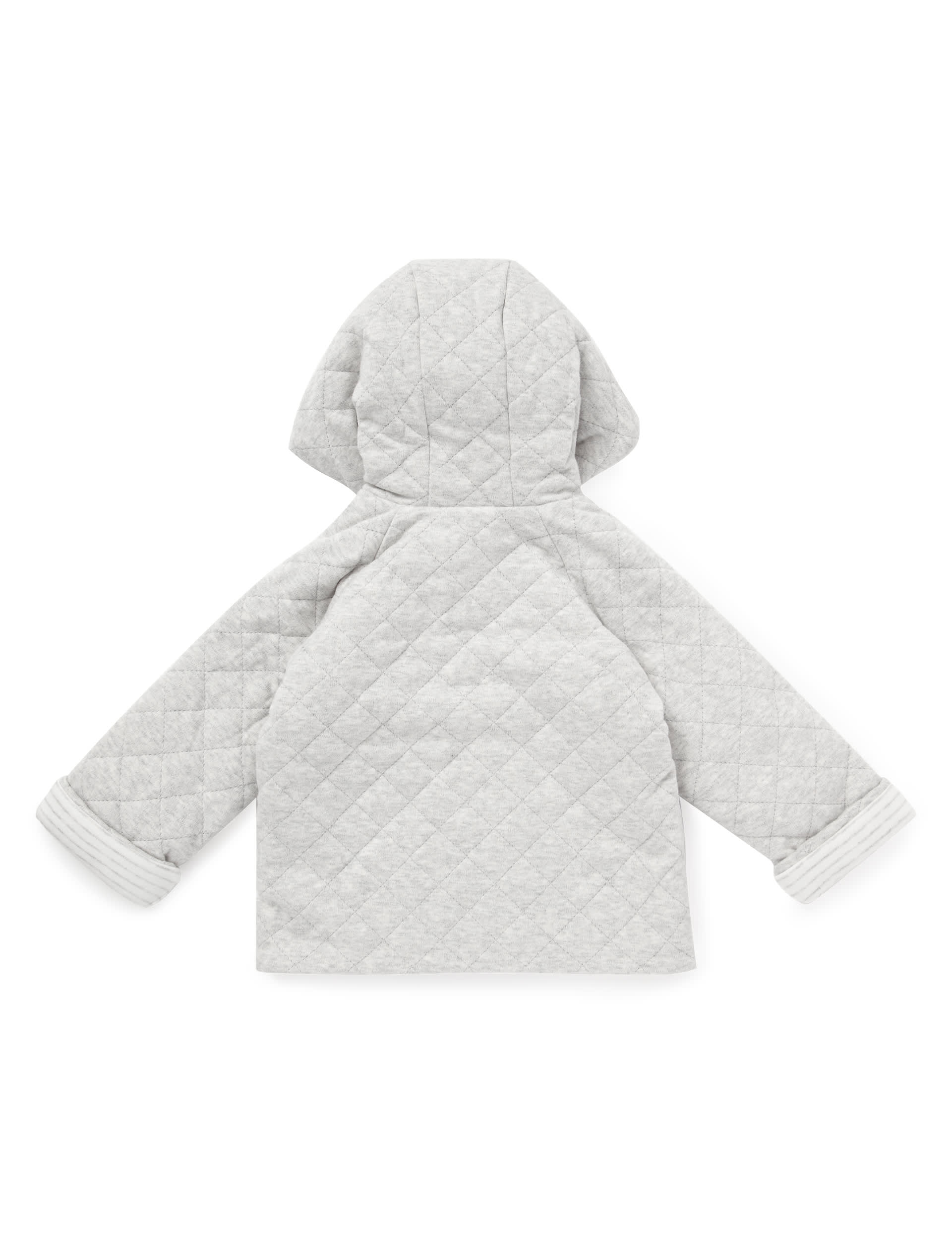 Pure Cotton Striped Reverse Jacket Image 2 of 4