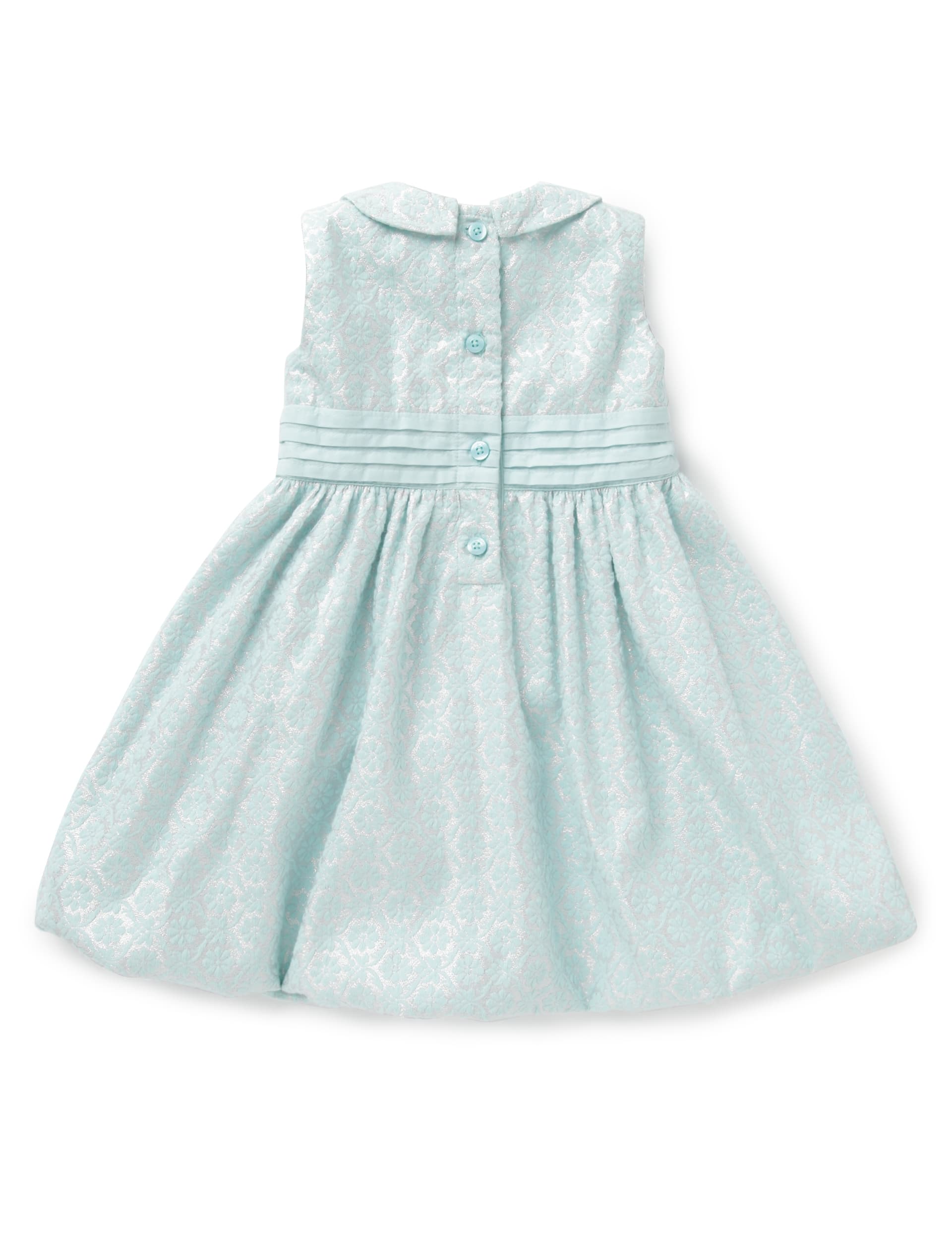 2 Piece Floral Jacquard Dress & Knickers Set Image 2 of 4