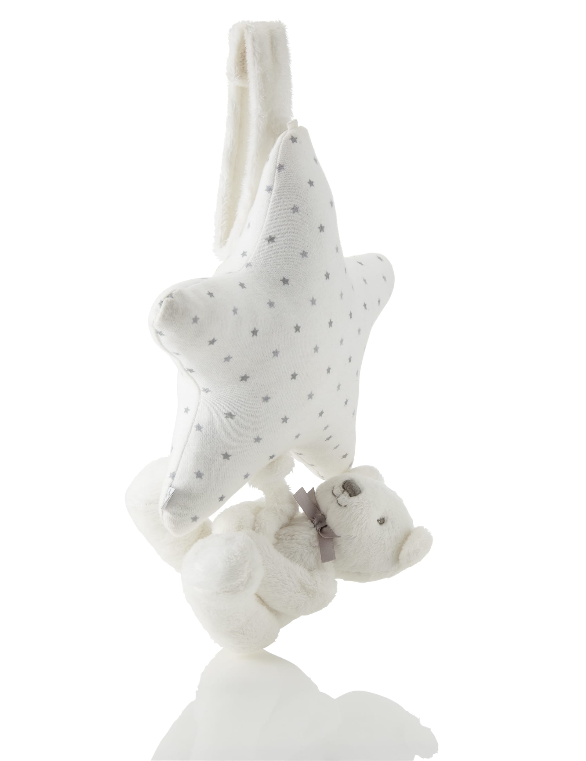 Musical Star & Bear Cot Toy Image 1 of 2