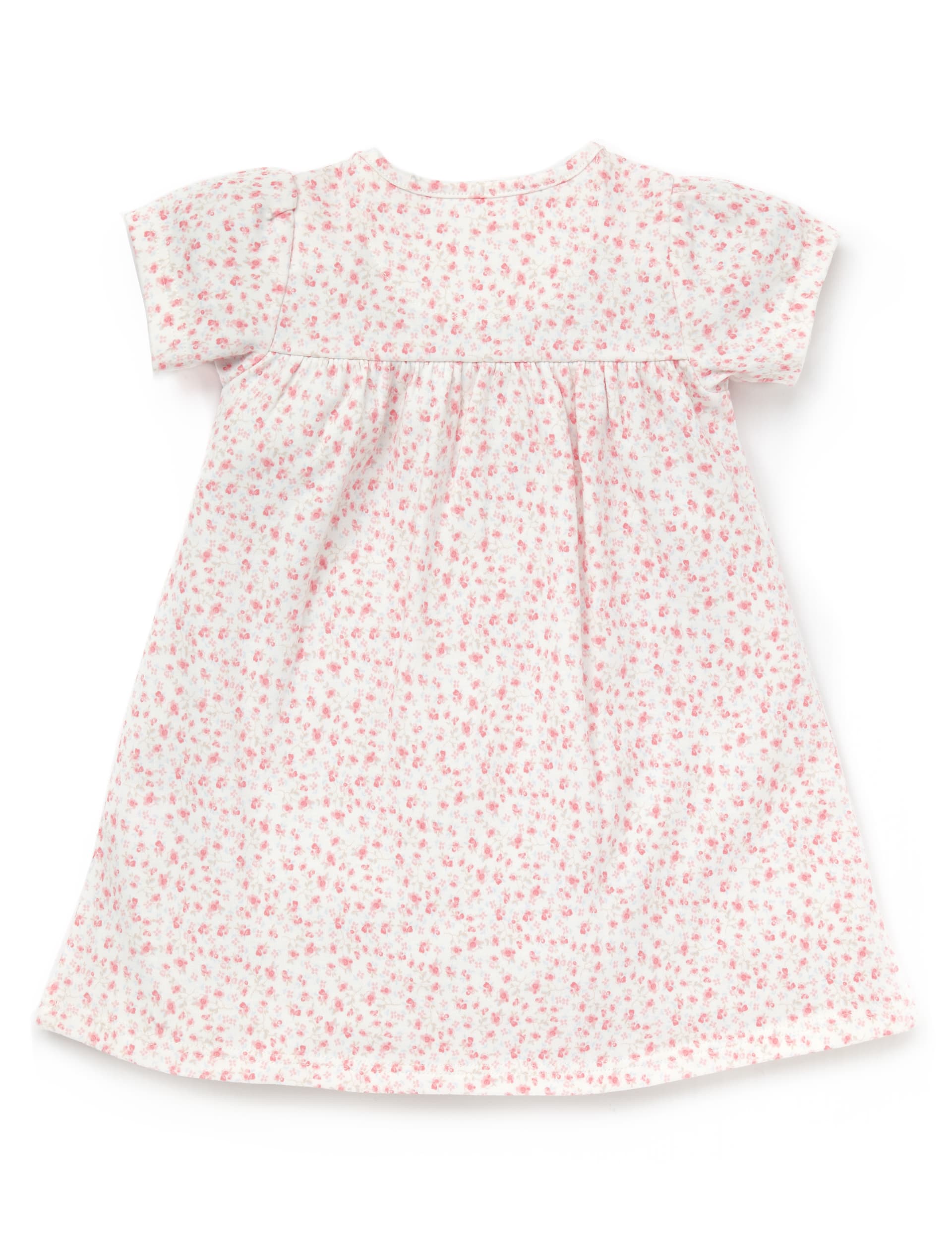 Pure Cotton Floral Dress Image 1 of 2