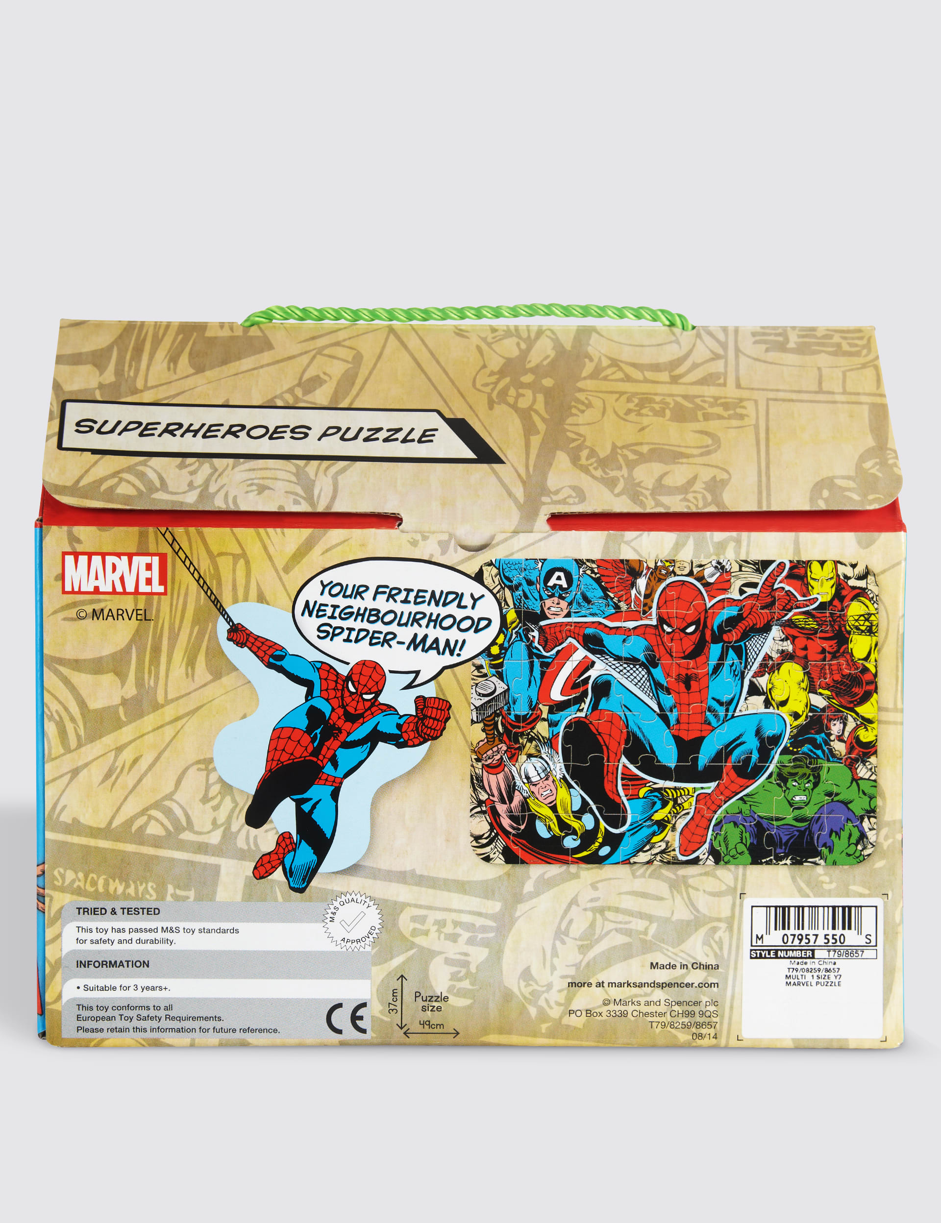 Marvel Comics Superheroes Puzzle Image 2 of 3