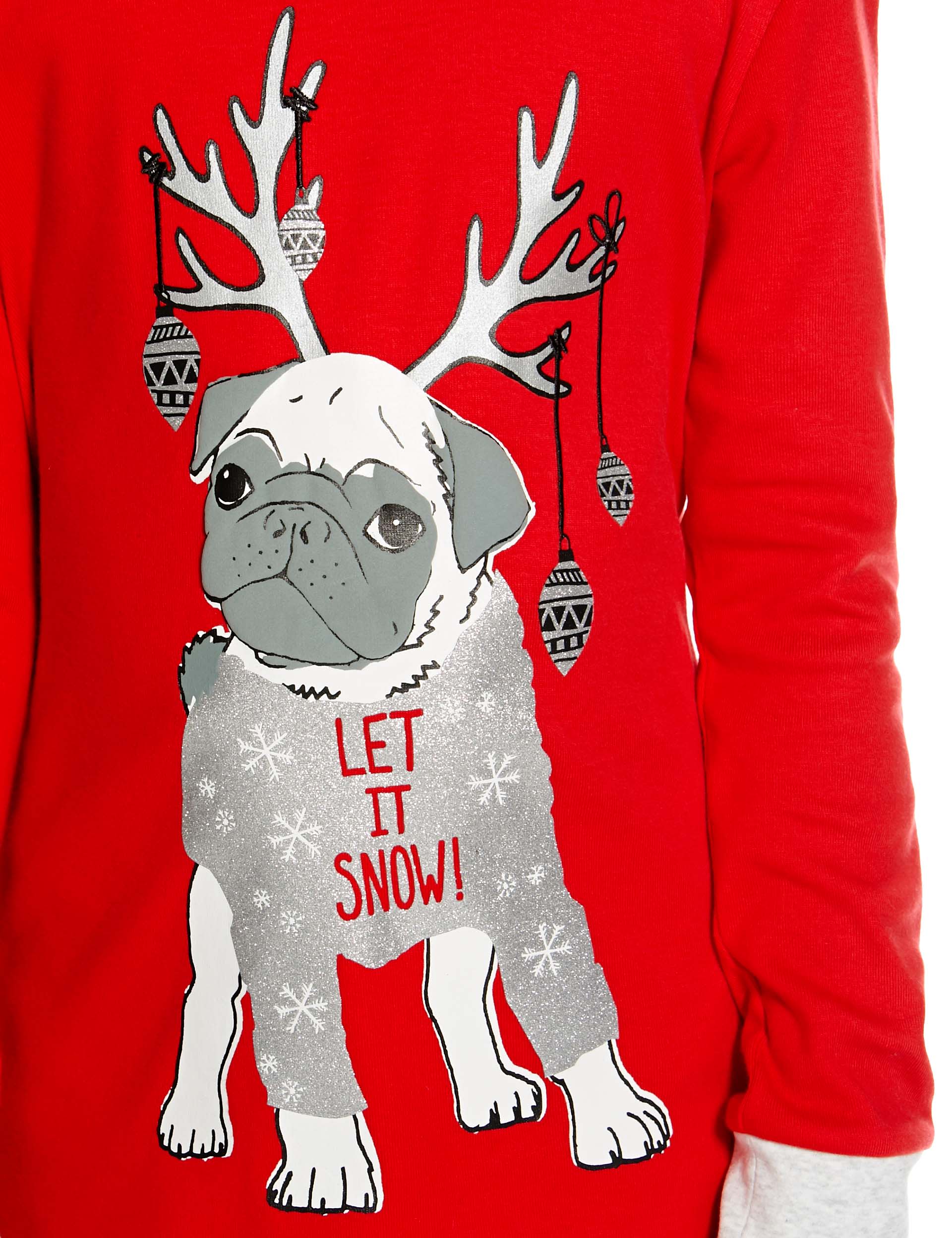 Pug christmas pyjamas sale